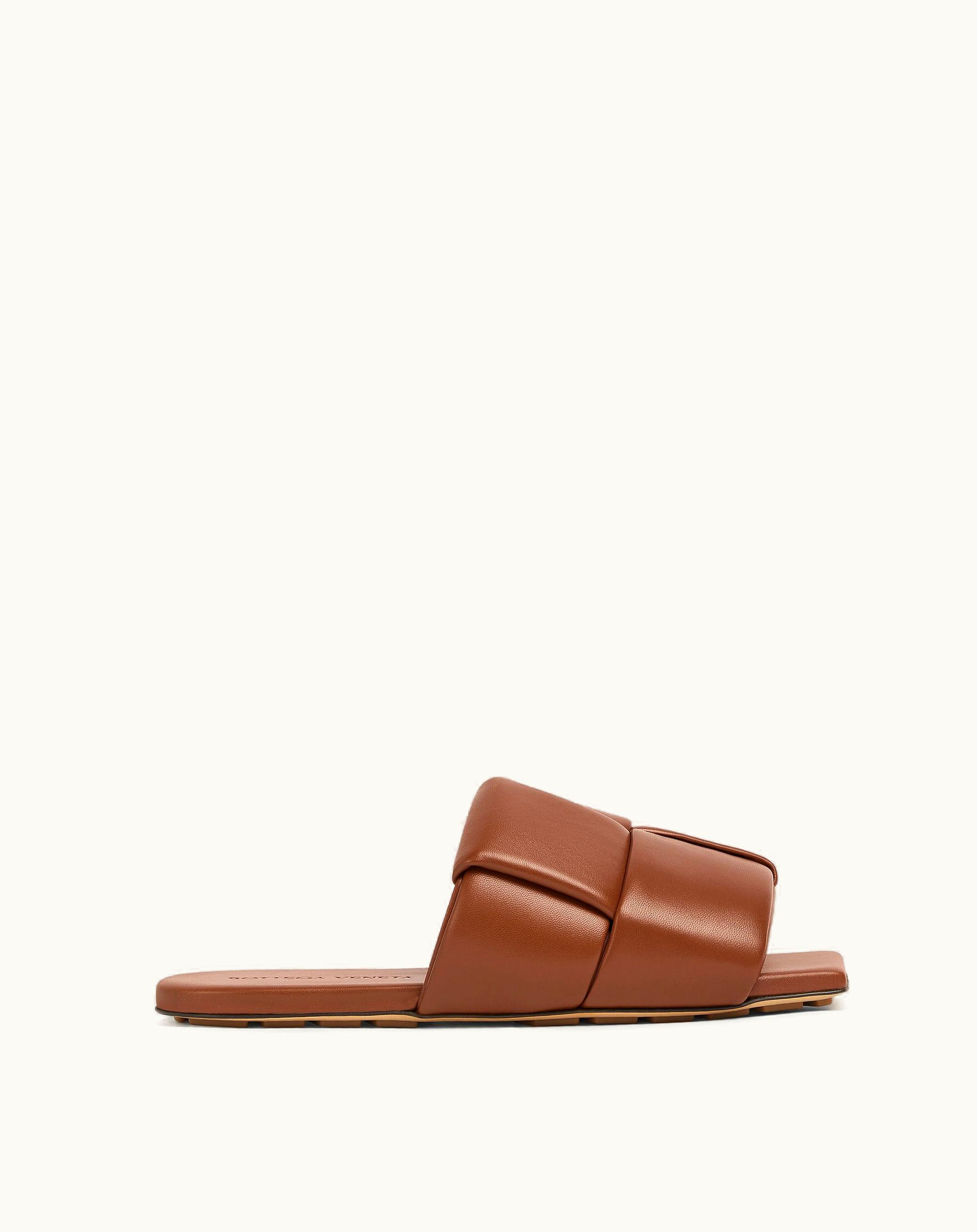 Bottega Veneta Bottega Veneta Women's Patch Flat Mule In Caramel