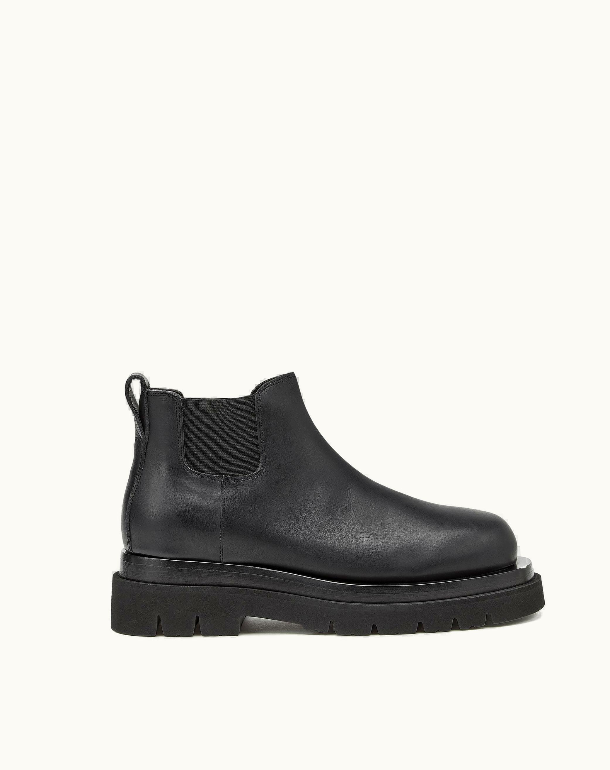 Bottega Veneta Bottega Veneta Women's Lug Chelsea Ankle Boot In Black