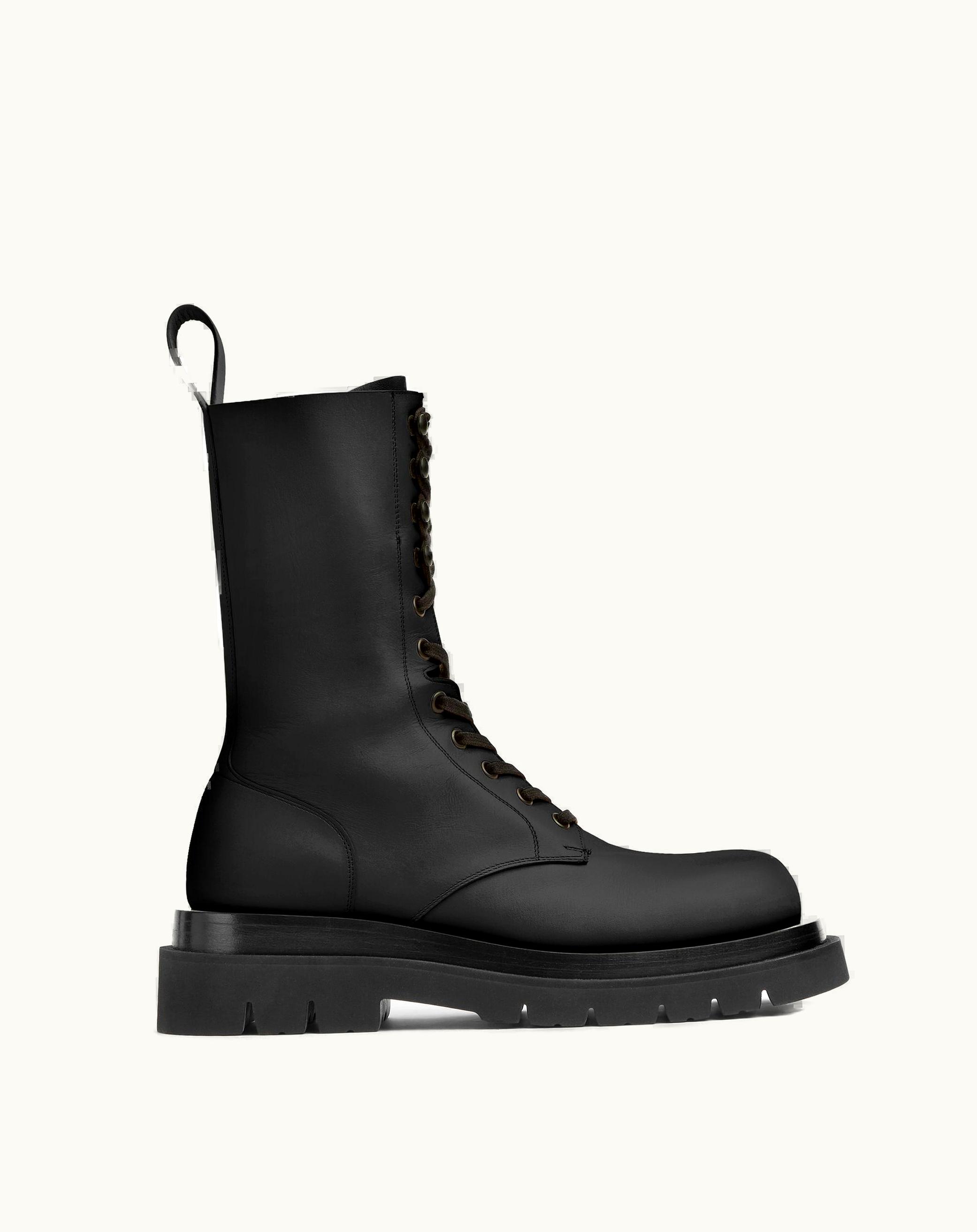 Bottega Veneta Bottega Veneta Women's Lug Lace-Up Boot In Black