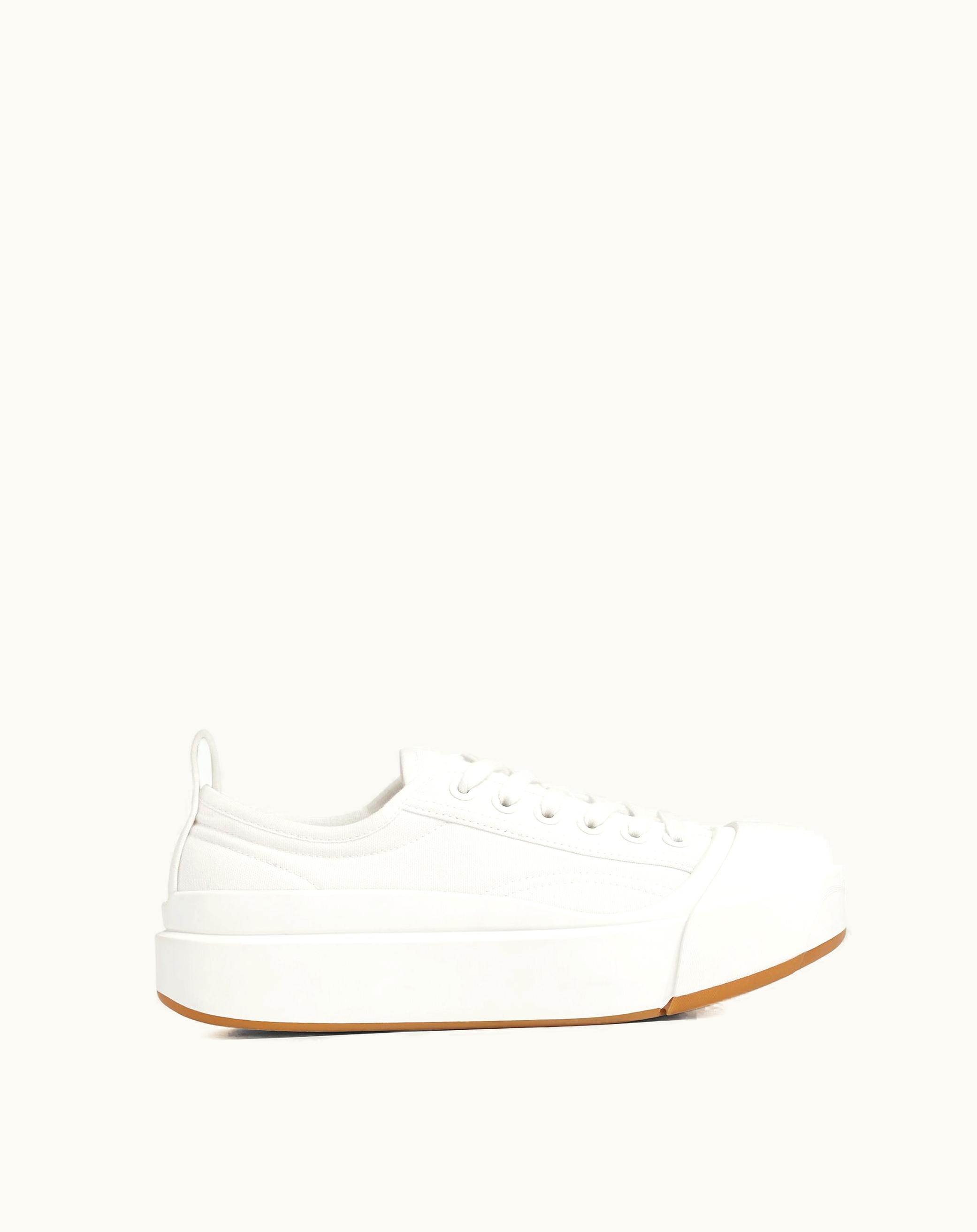 Bottega Veneta Bottega Veneta Women's Vulcan Platform Sneaker In Optic White