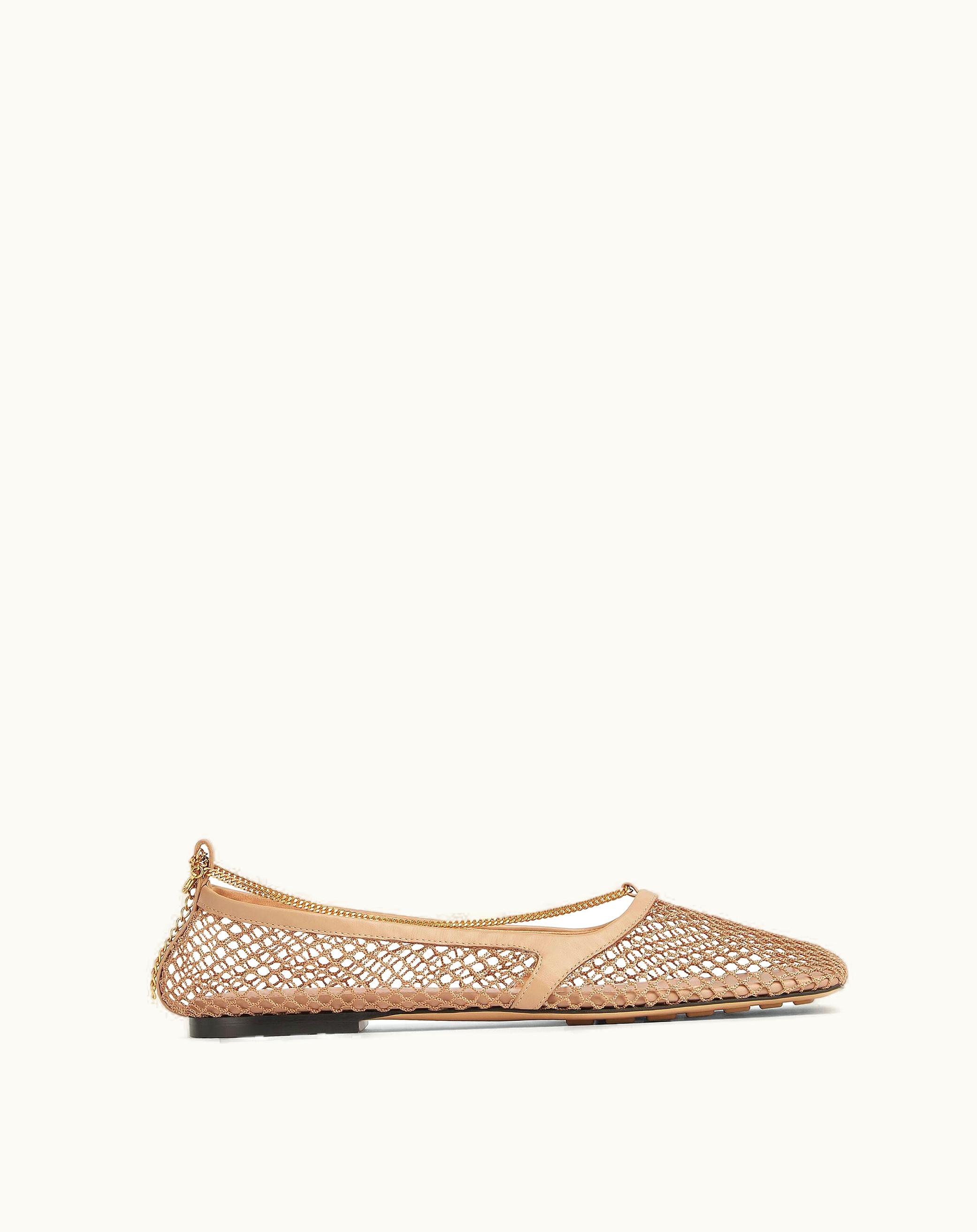 Bottega Veneta Bottega Veneta Women's Stretch Ballerina Flat In Beige