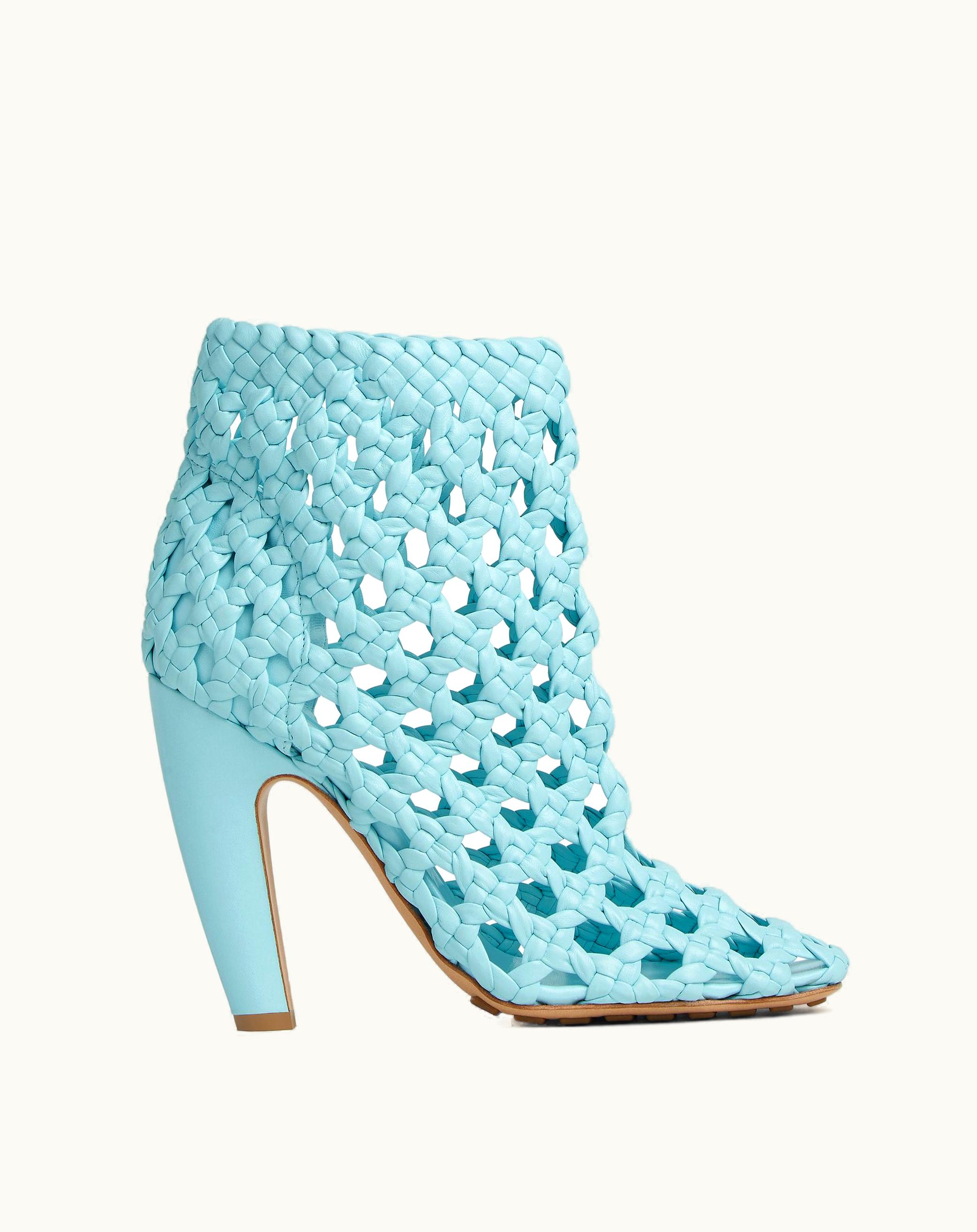 Bottega Veneta Bottega Veneta Women's Canalazzo Ankle Boot In Pale Blue