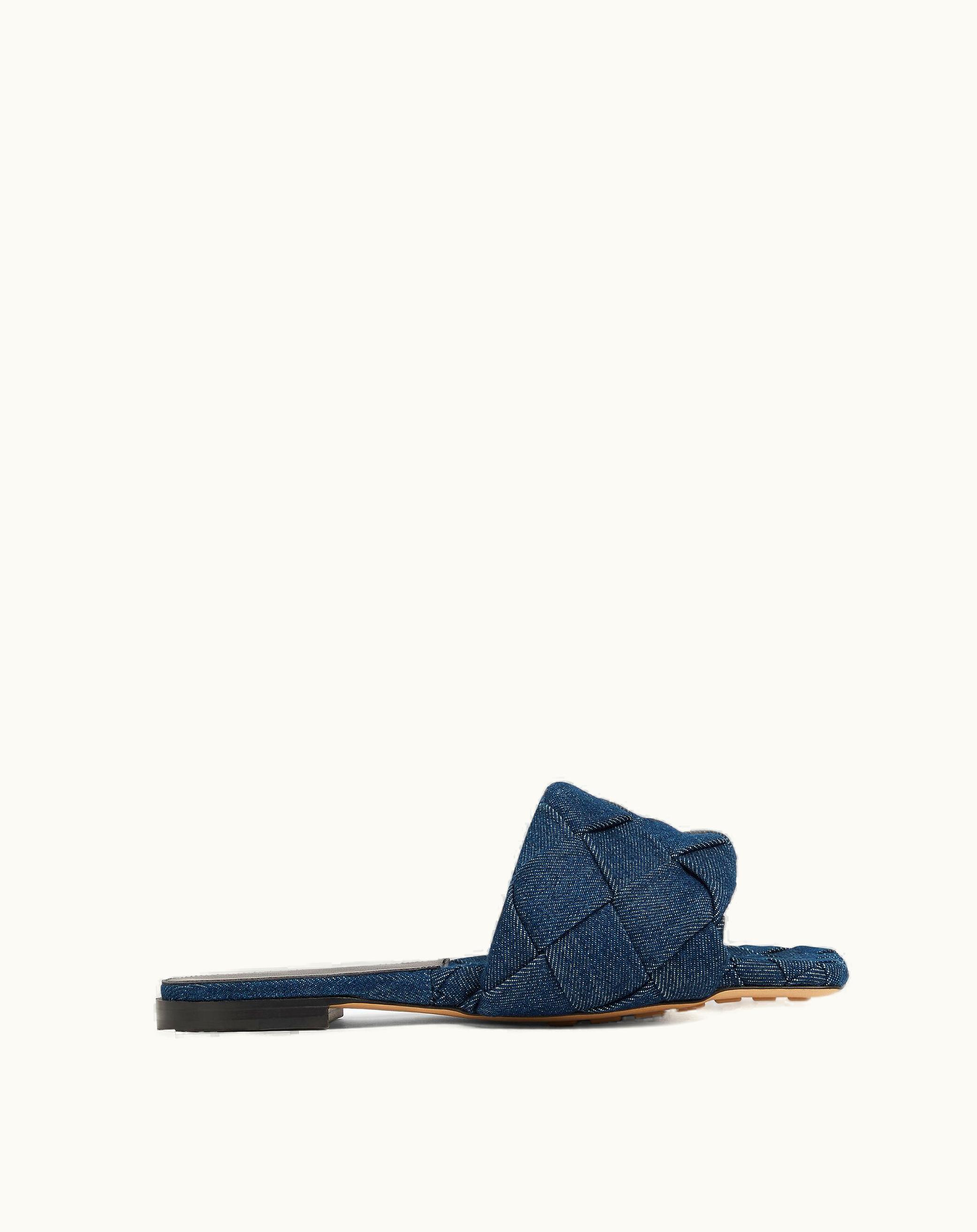 Bottega Veneta Bottega Veneta Women's Lido Flat Sandal In Indigo