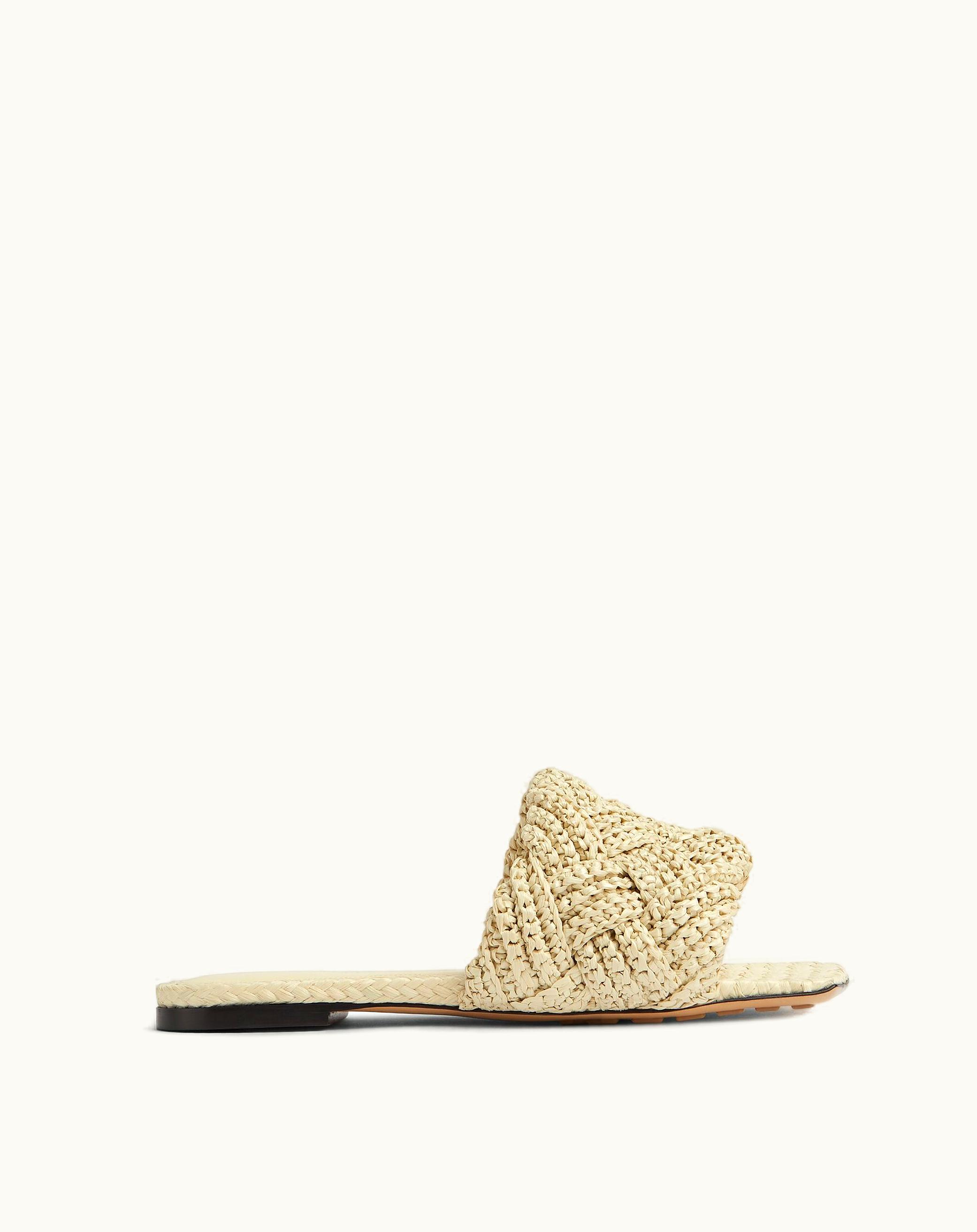 Bottega Veneta Bottega Veneta Women's Lido Flat Sandal In White