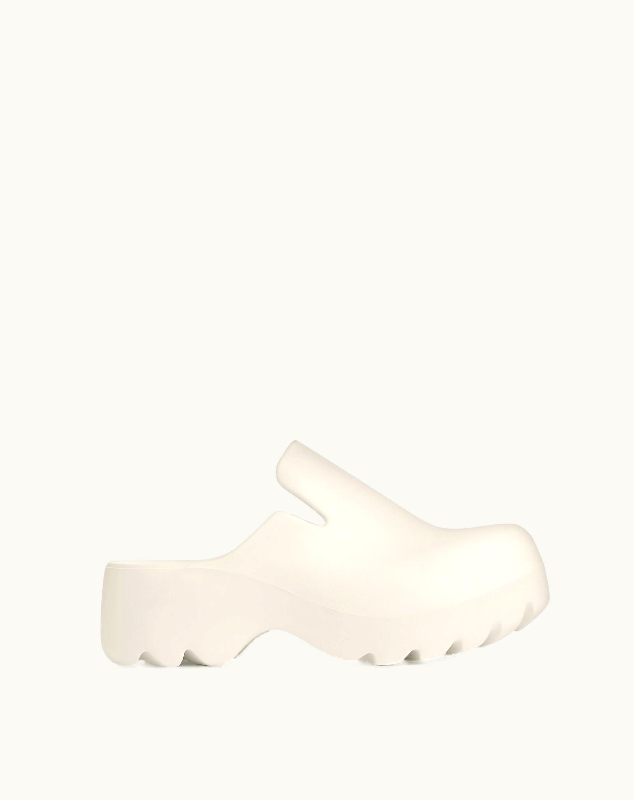Bottega Veneta Bottega Veneta Women's Rubber Flash Clog In Chalk