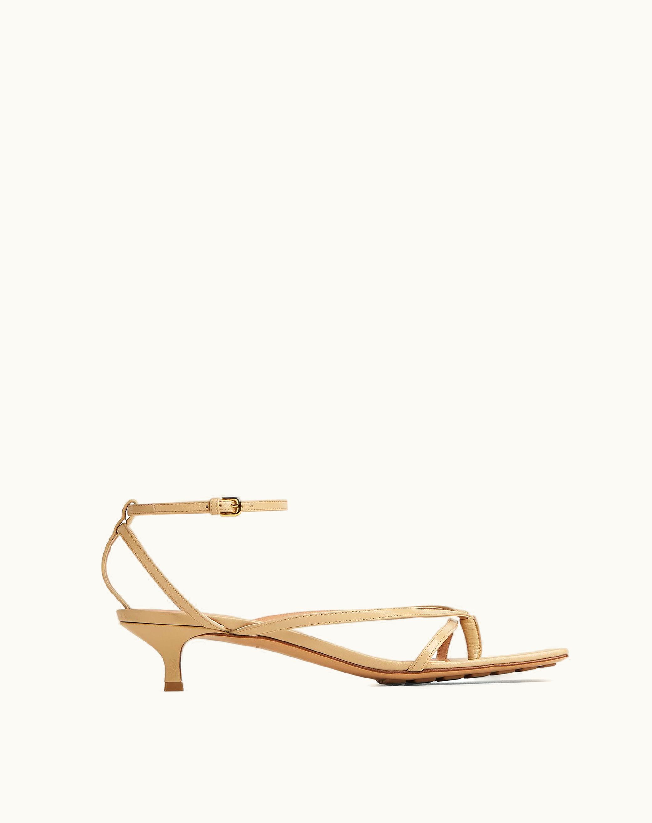 Bottega Veneta Bottega Veneta Women's Stretch Strap Sandal In Cane Sugar Cane sugar