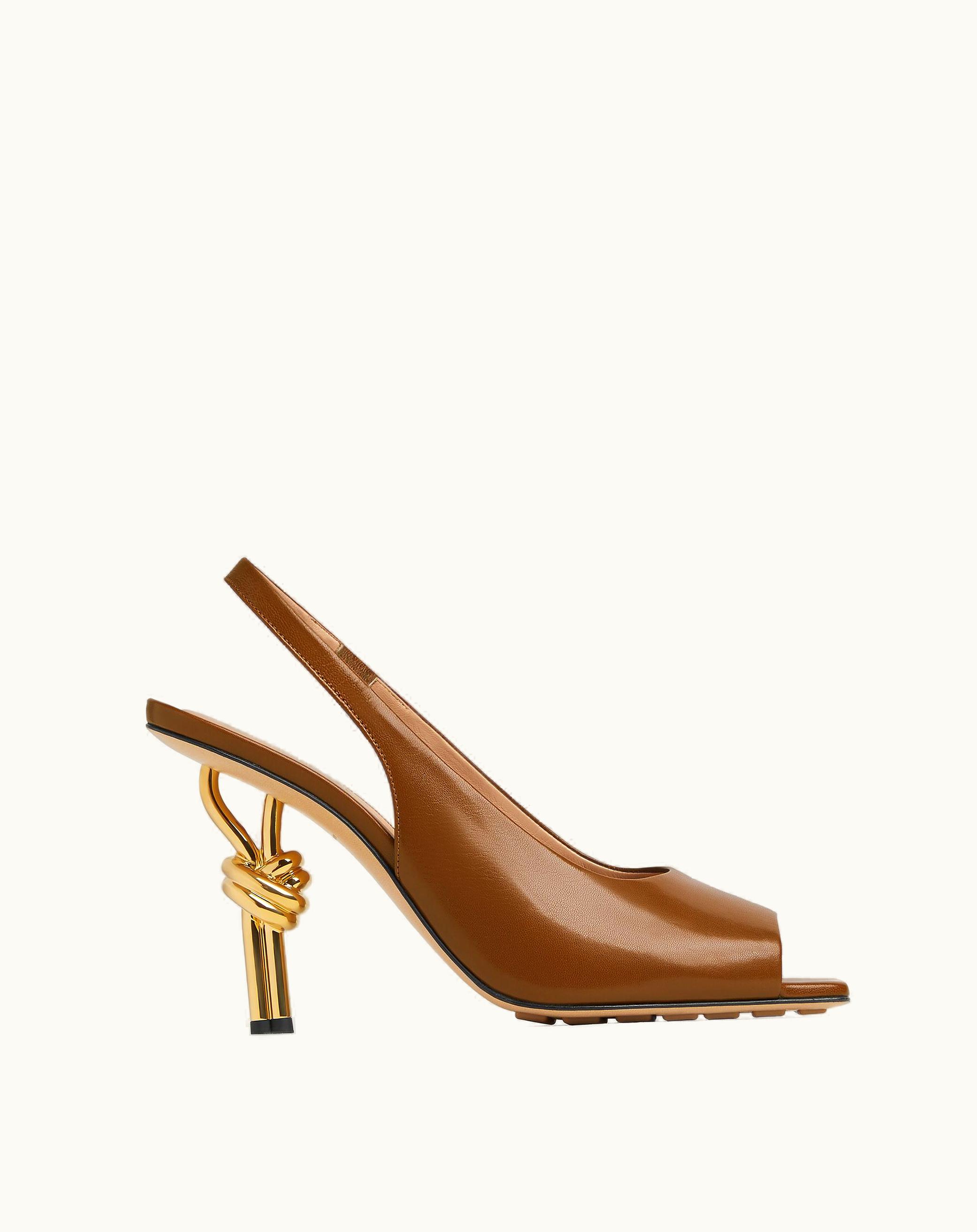 Bottega Veneta Bottega Veneta Women's Knot Sandal In New Cognac