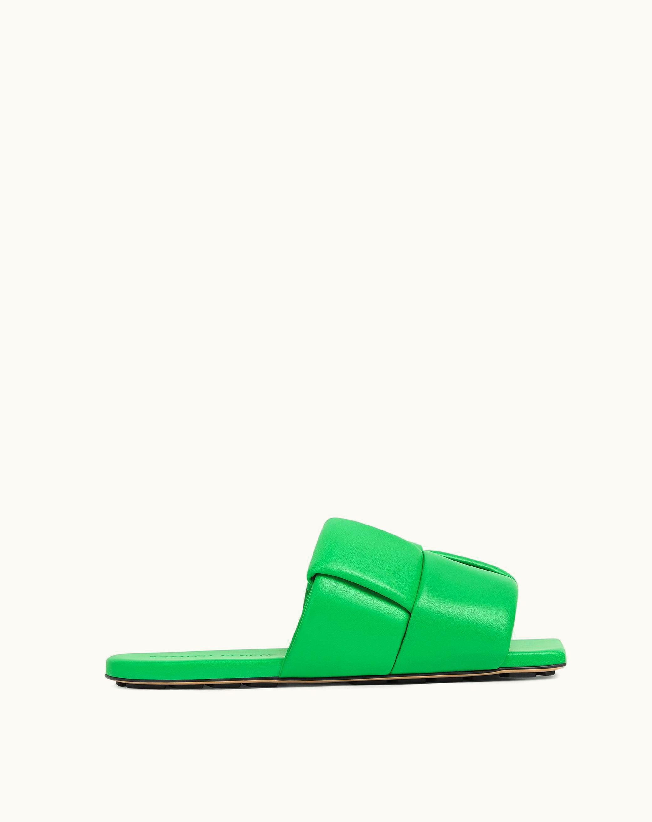 Bottega Veneta Bottega Veneta Women's Patch Flat Mule In Parakeet