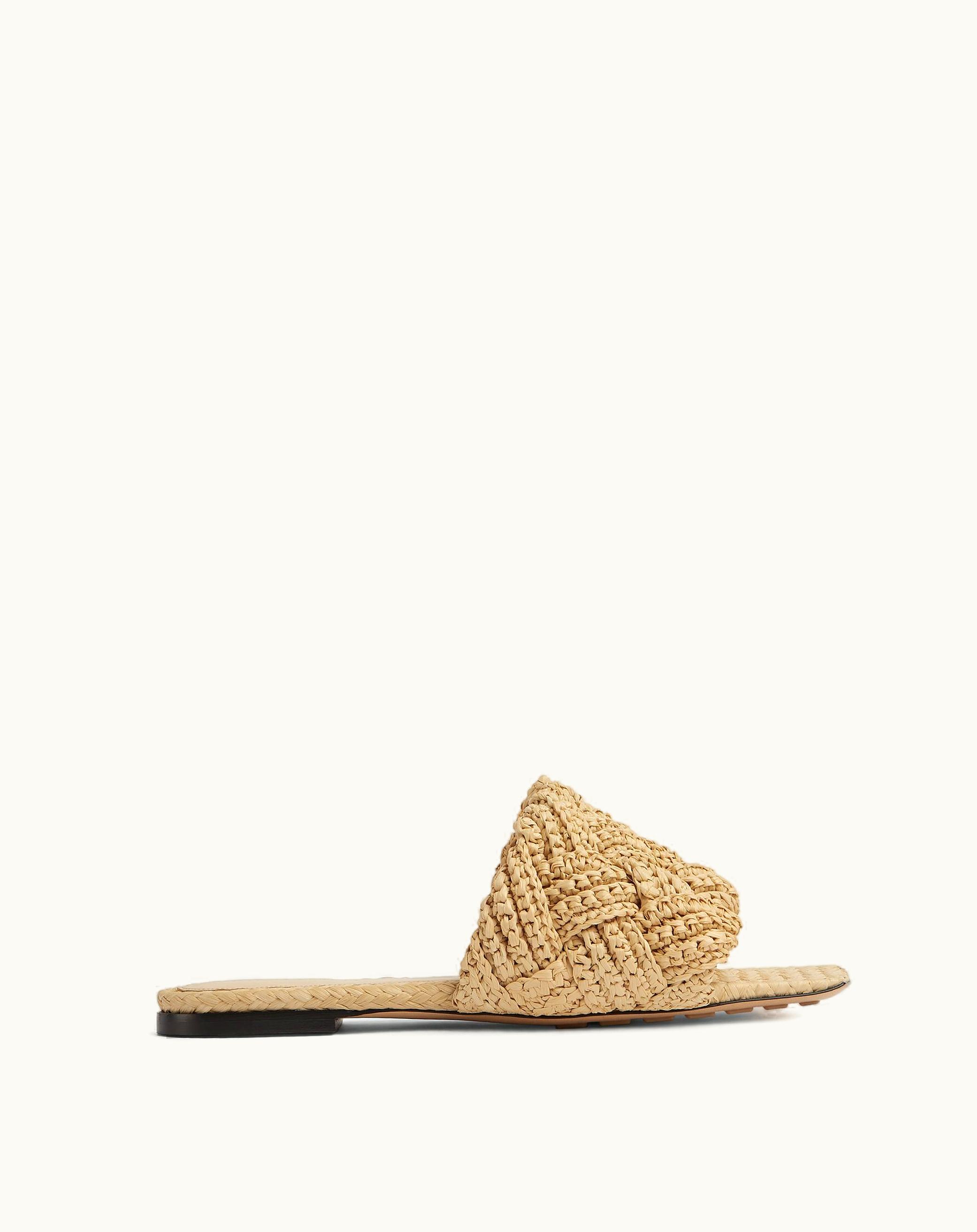 Bottega Veneta Bottega Veneta Women's Lido Flat Sandal In Cane Sugar