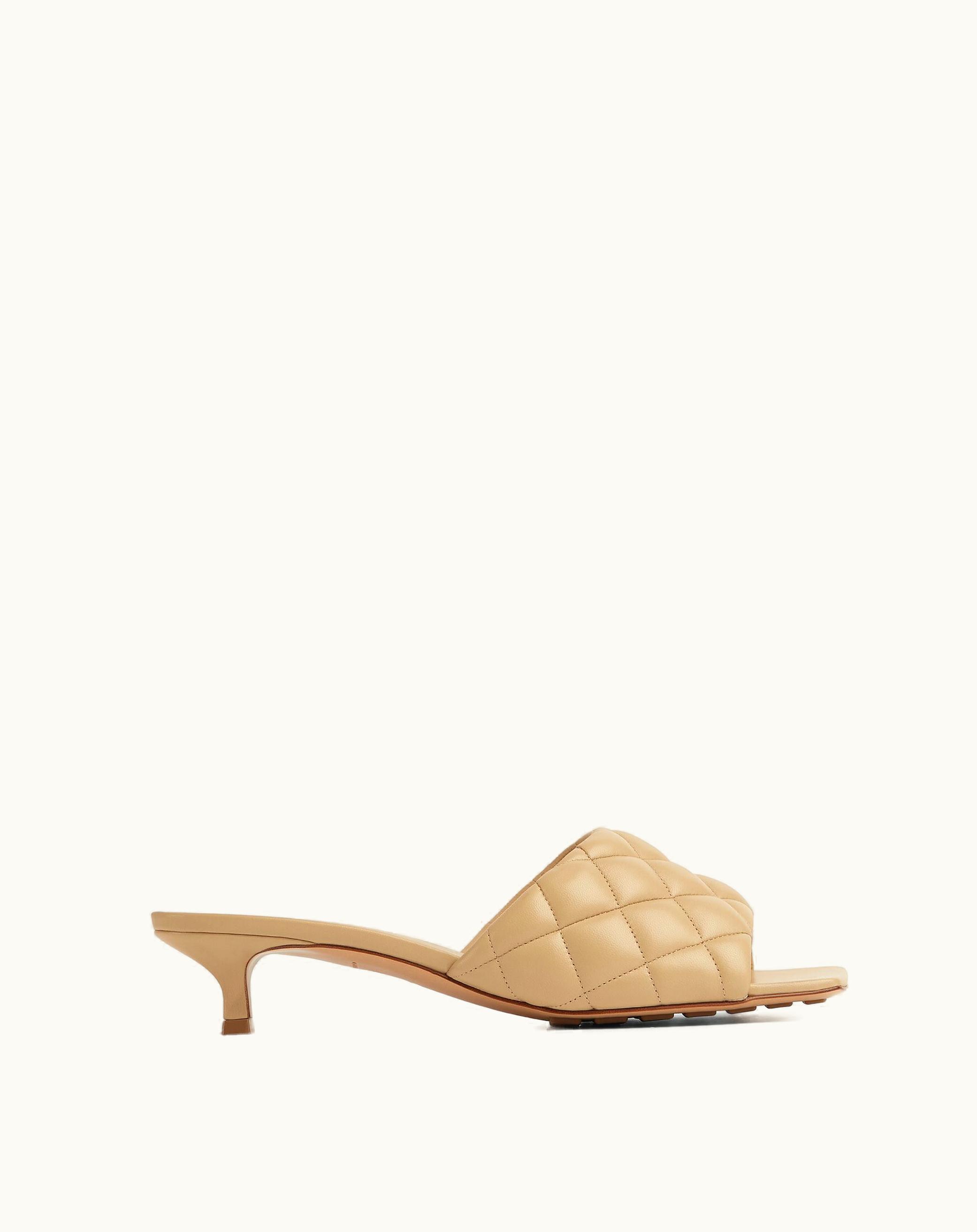Bottega Veneta Bottega Veneta Women's Padded Mule In Cane Sugar Cane sugar