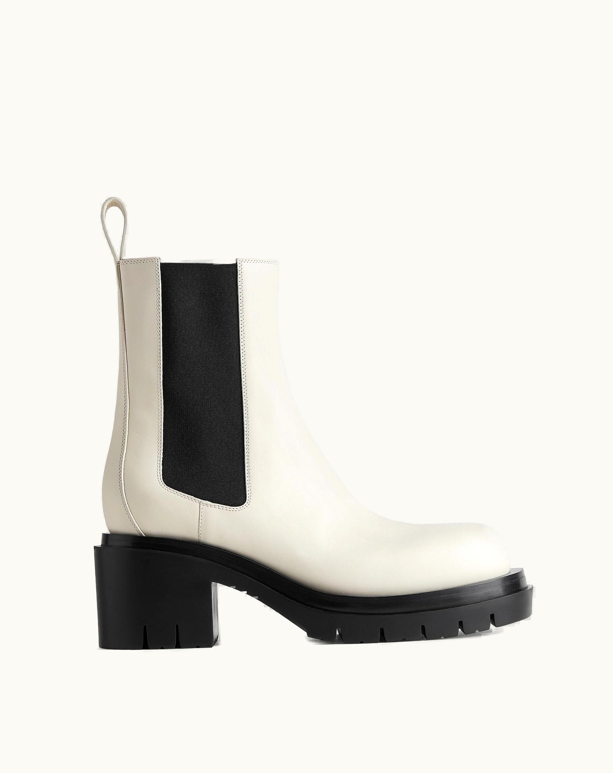 Bottega Veneta Bottega Veneta Women's Lug Chelsea Boot In Sea Salt