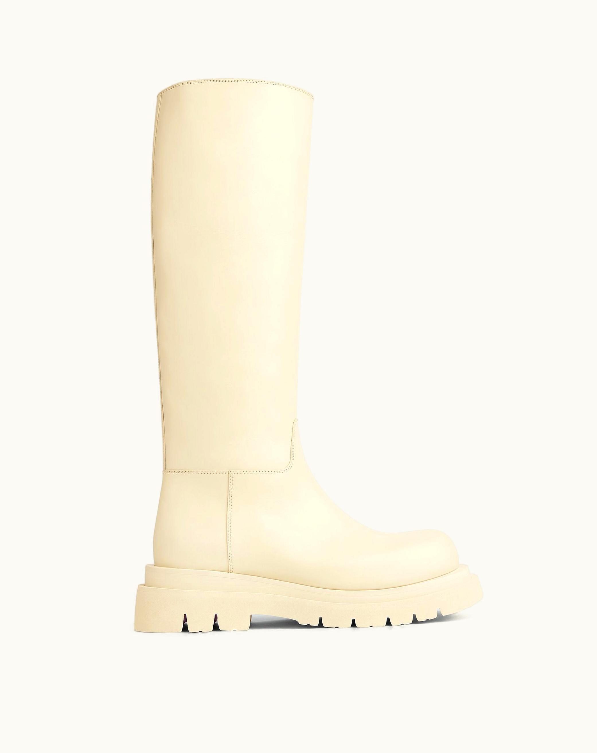 Bottega Veneta Bottega Veneta Women's Lug Boot In Sea Salt