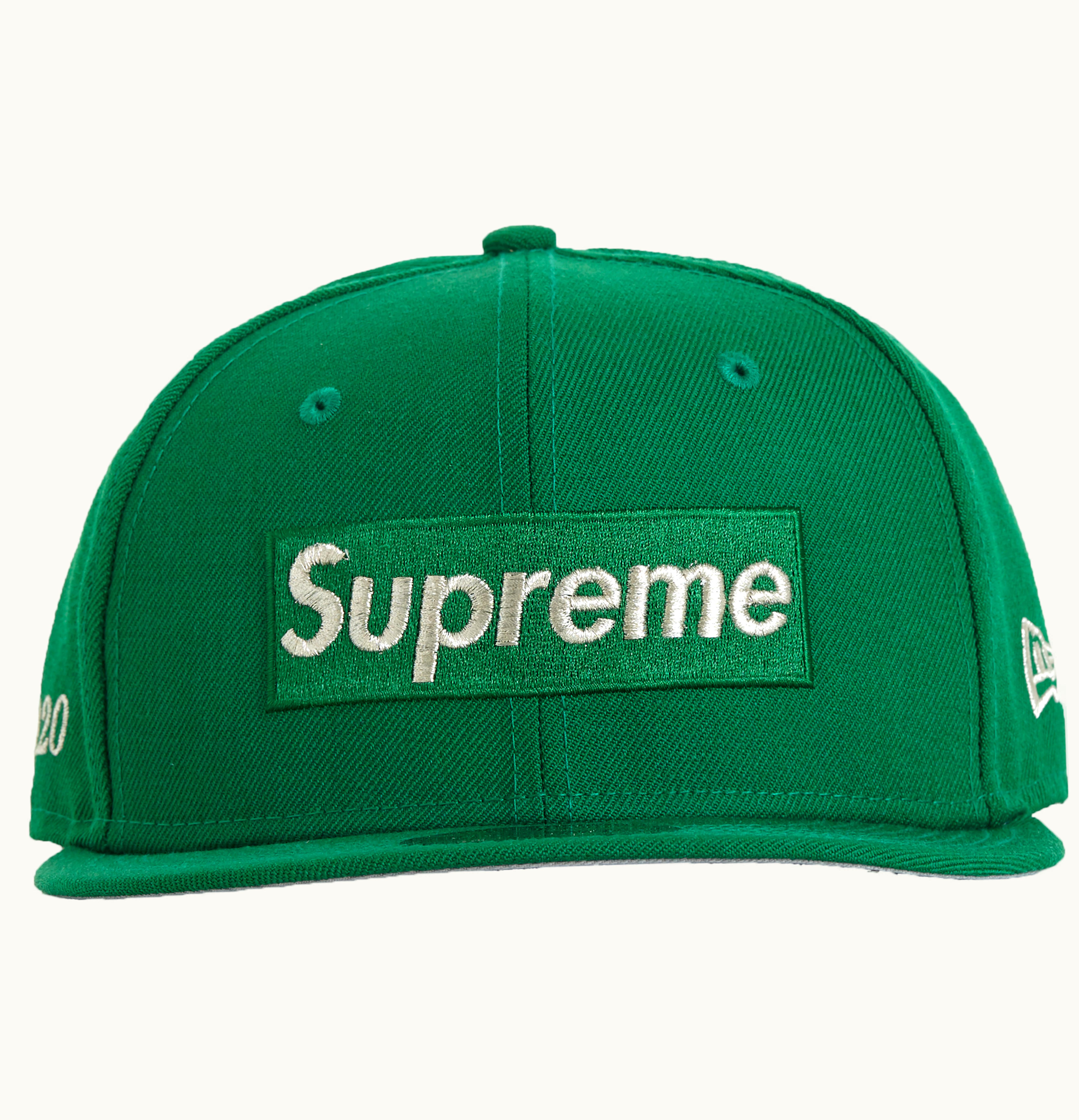 Supreme Supreme 1M Metallic Box Logo New Era Green