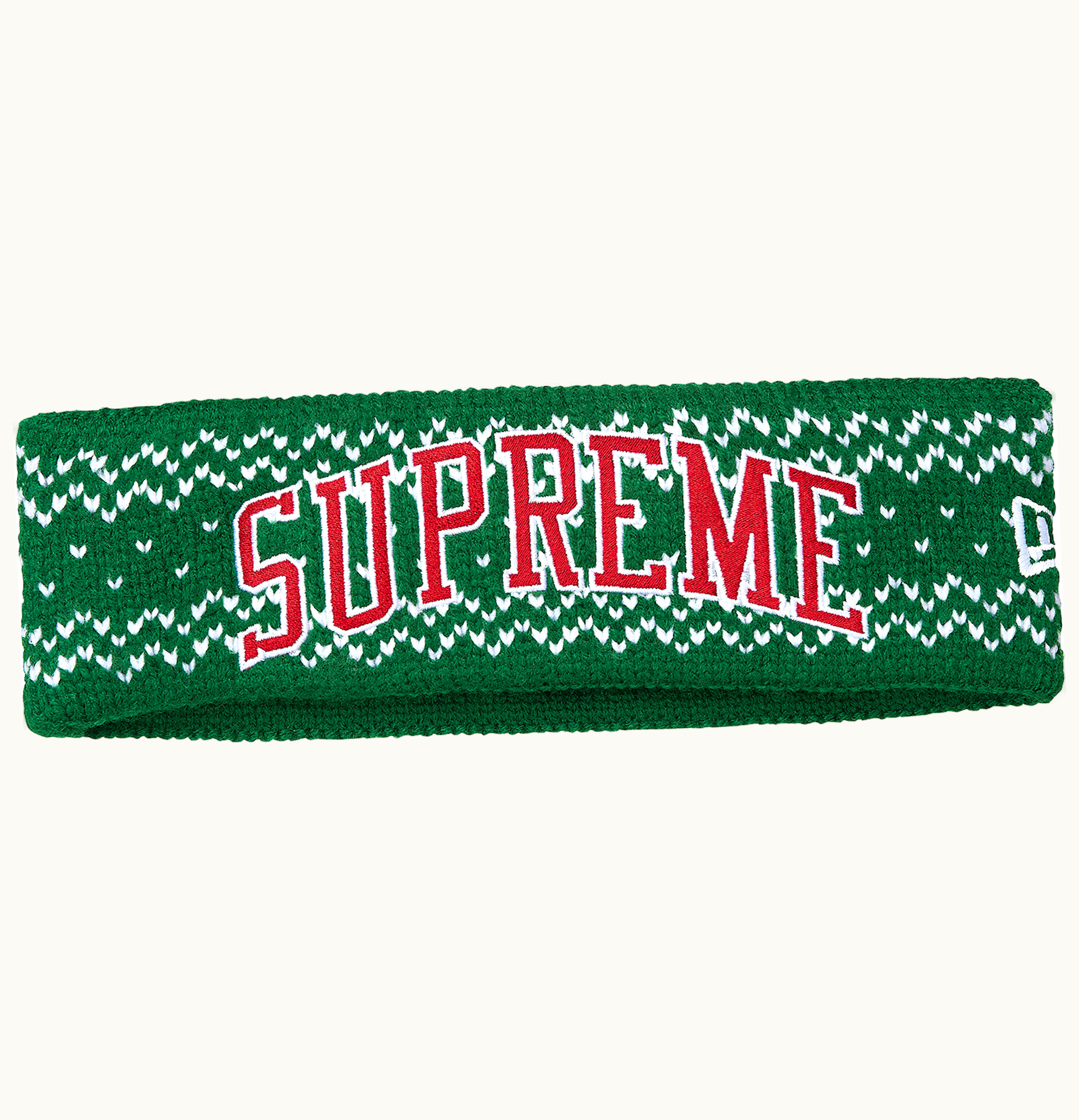 Supreme Supreme New Era Arc Logo Headband Green FW17