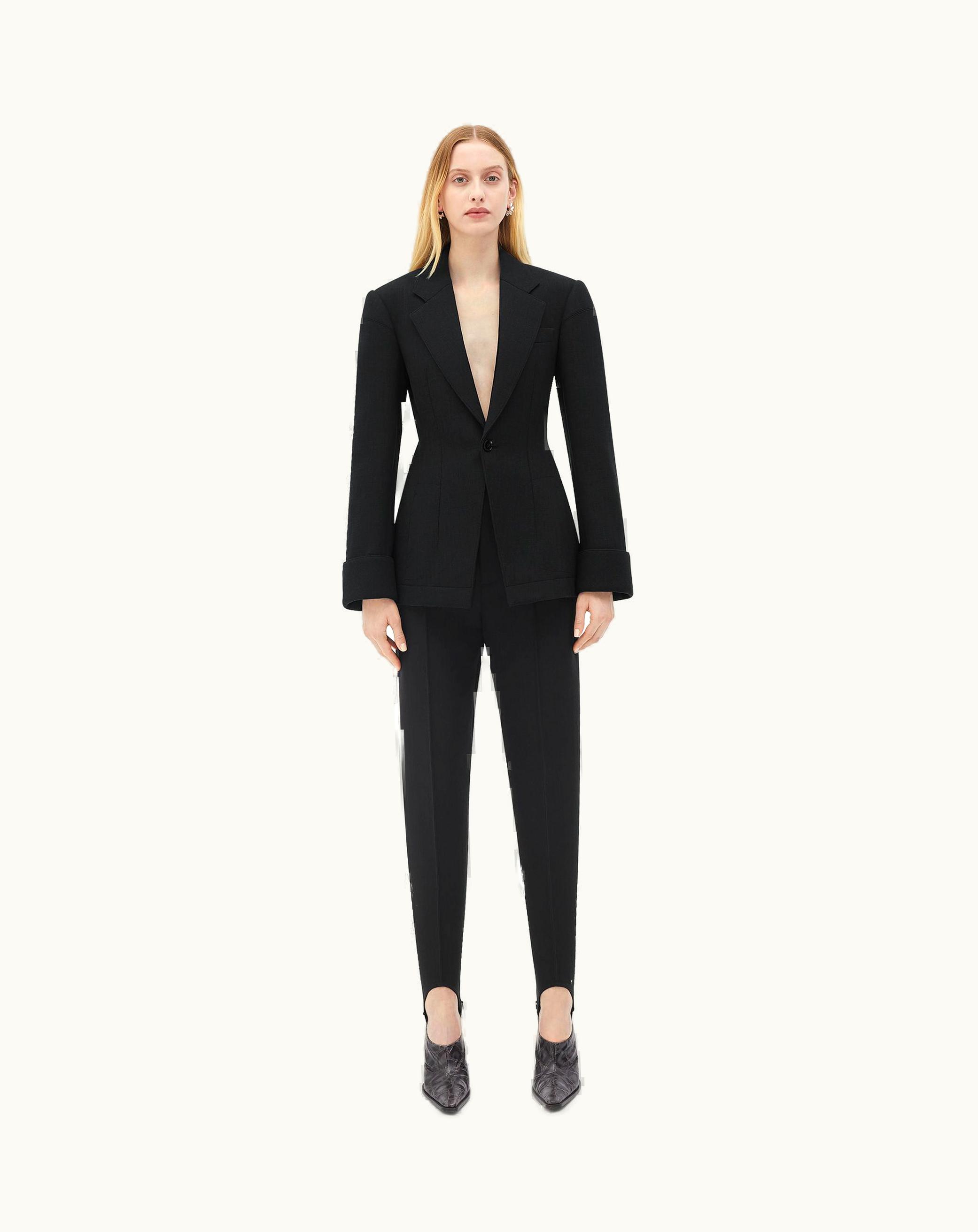 Bottega Veneta Bottega Veneta Women's Structured Cotton Jacket In Black