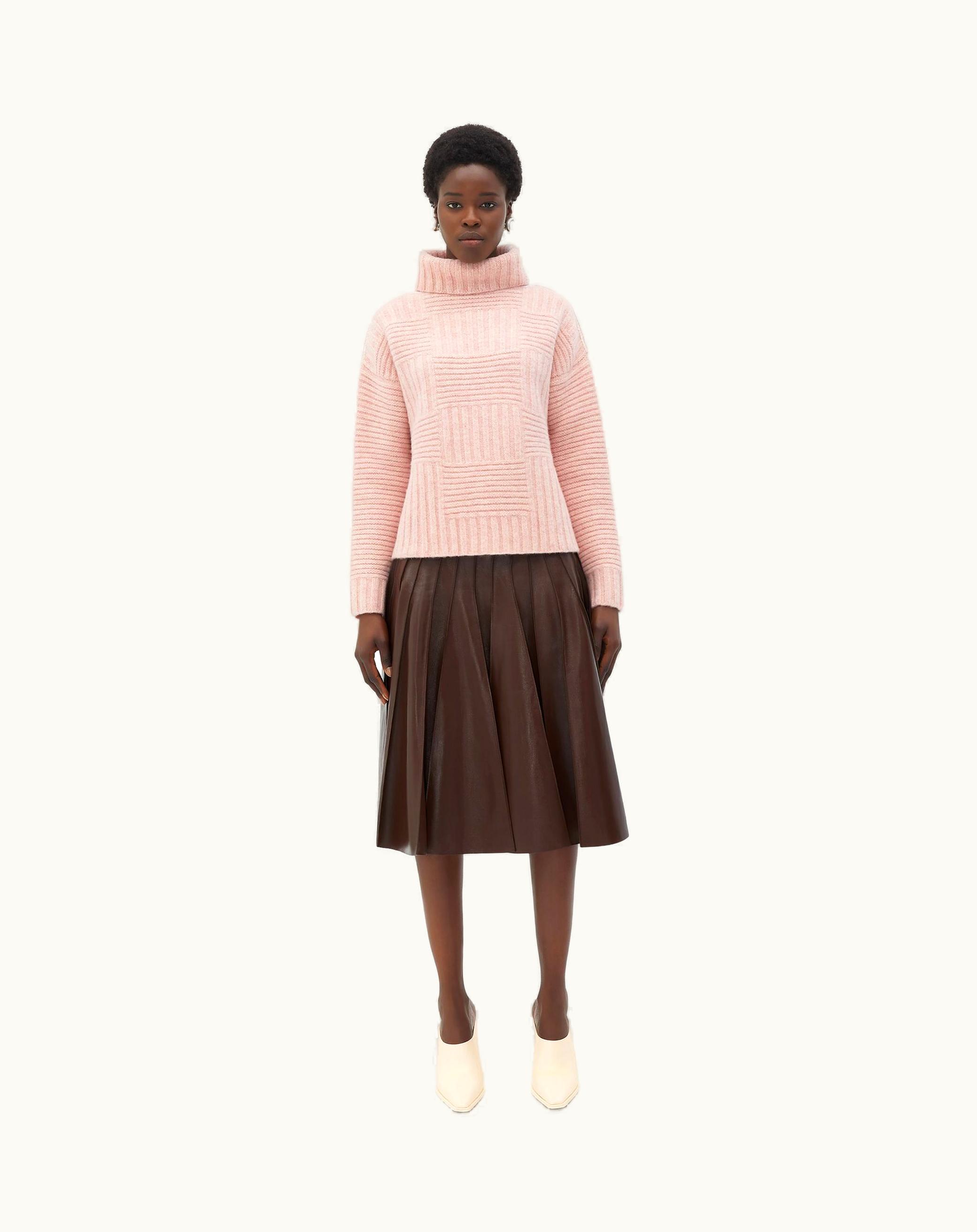 Bottega Veneta Bottega Veneta Women's Heavy Intreccio Shetland Sweater In Shimmer