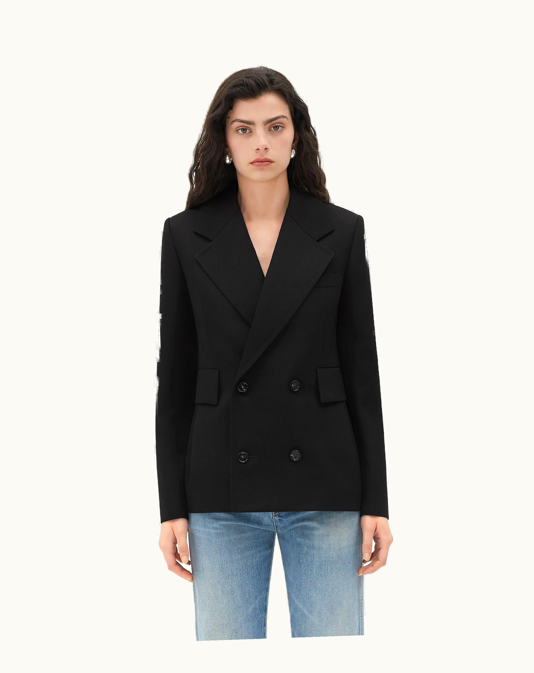 Bottega Veneta Bottega Veneta Women's Sartorial Wool Jacket In Black