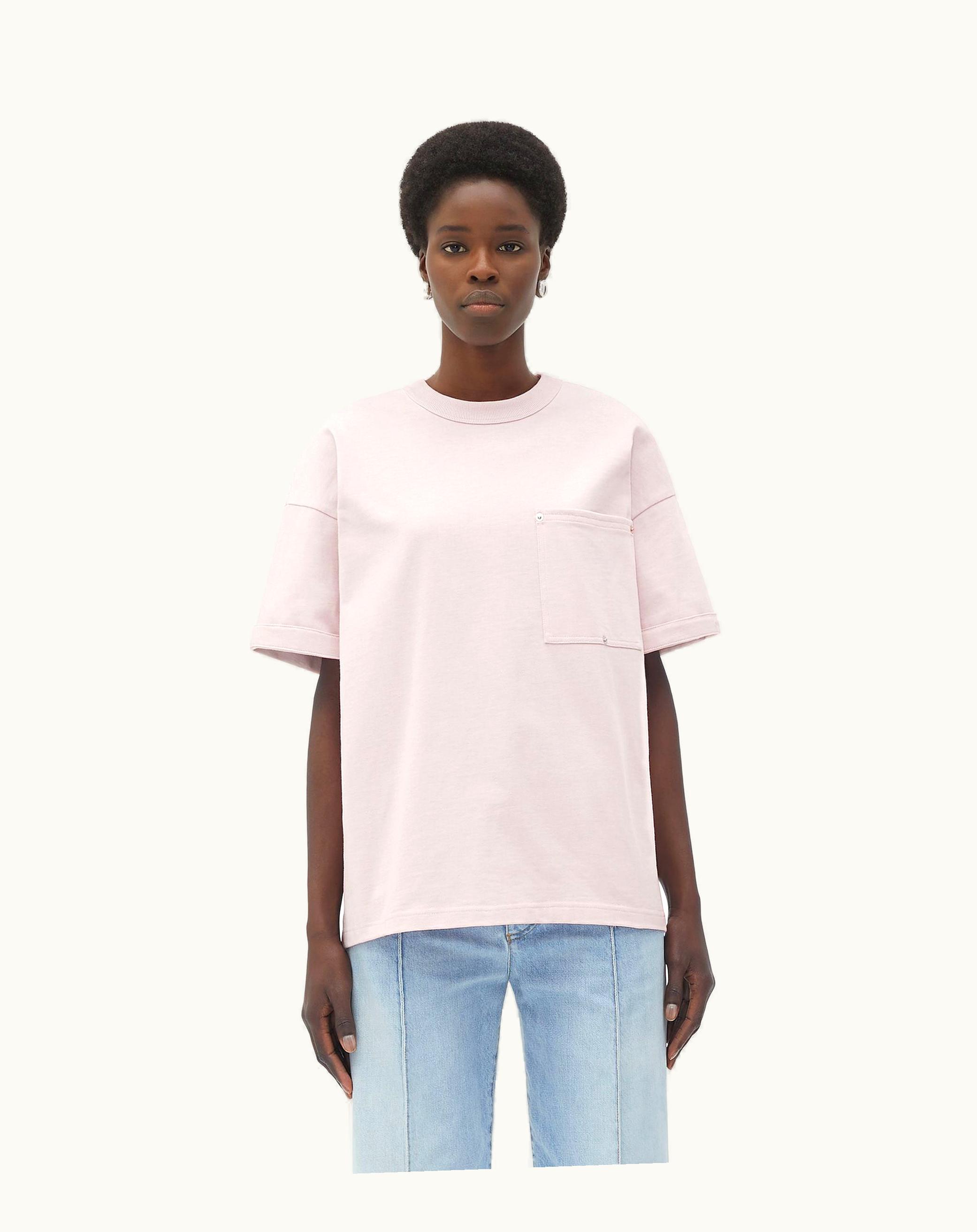 Bottega Veneta Bottega Veneta Women's Heavy Jersey Relaxed T-Shirt In Camomile