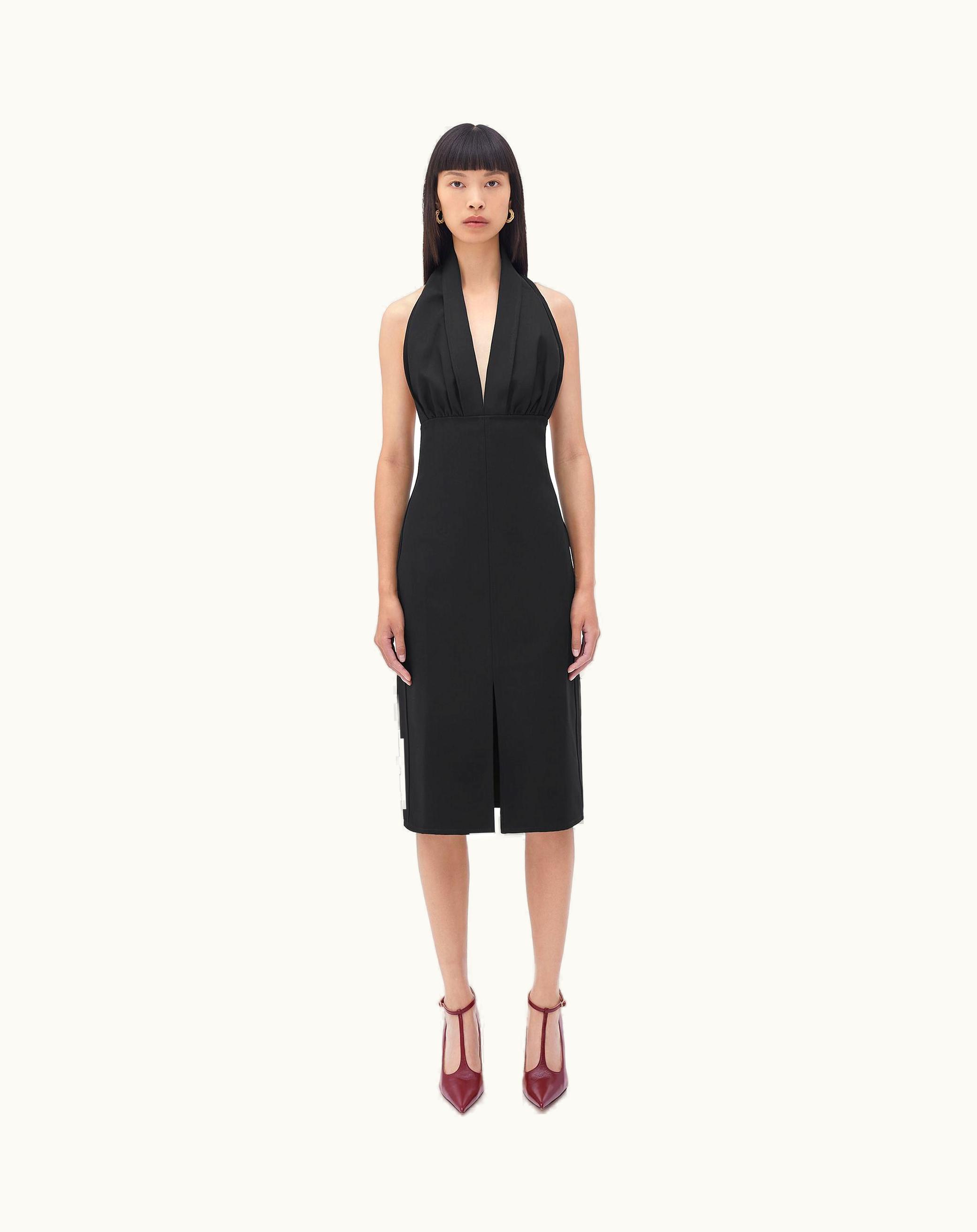 Bottega Veneta Bottega Veneta Women's Cotton Canvas Dress In Black