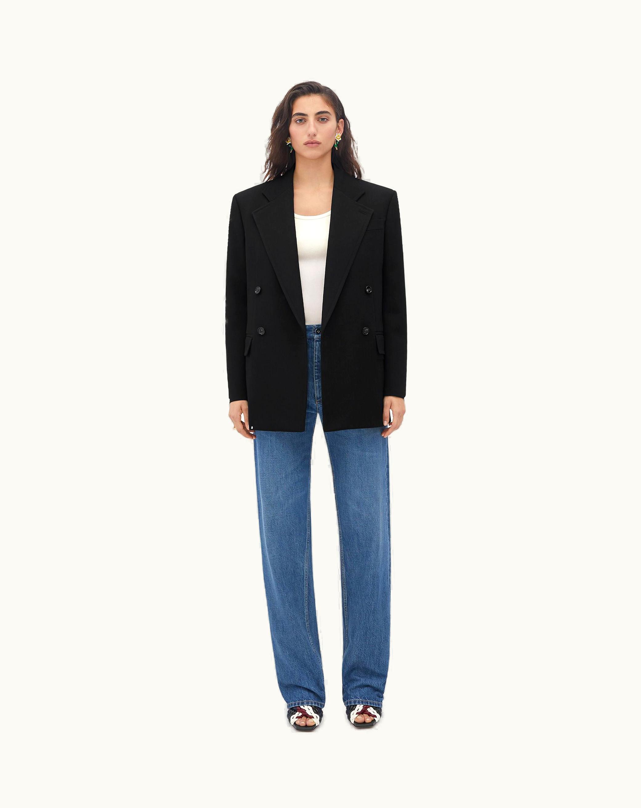 Bottega Veneta Bottega Veneta Women's Grain De Poudre Jacket In Black