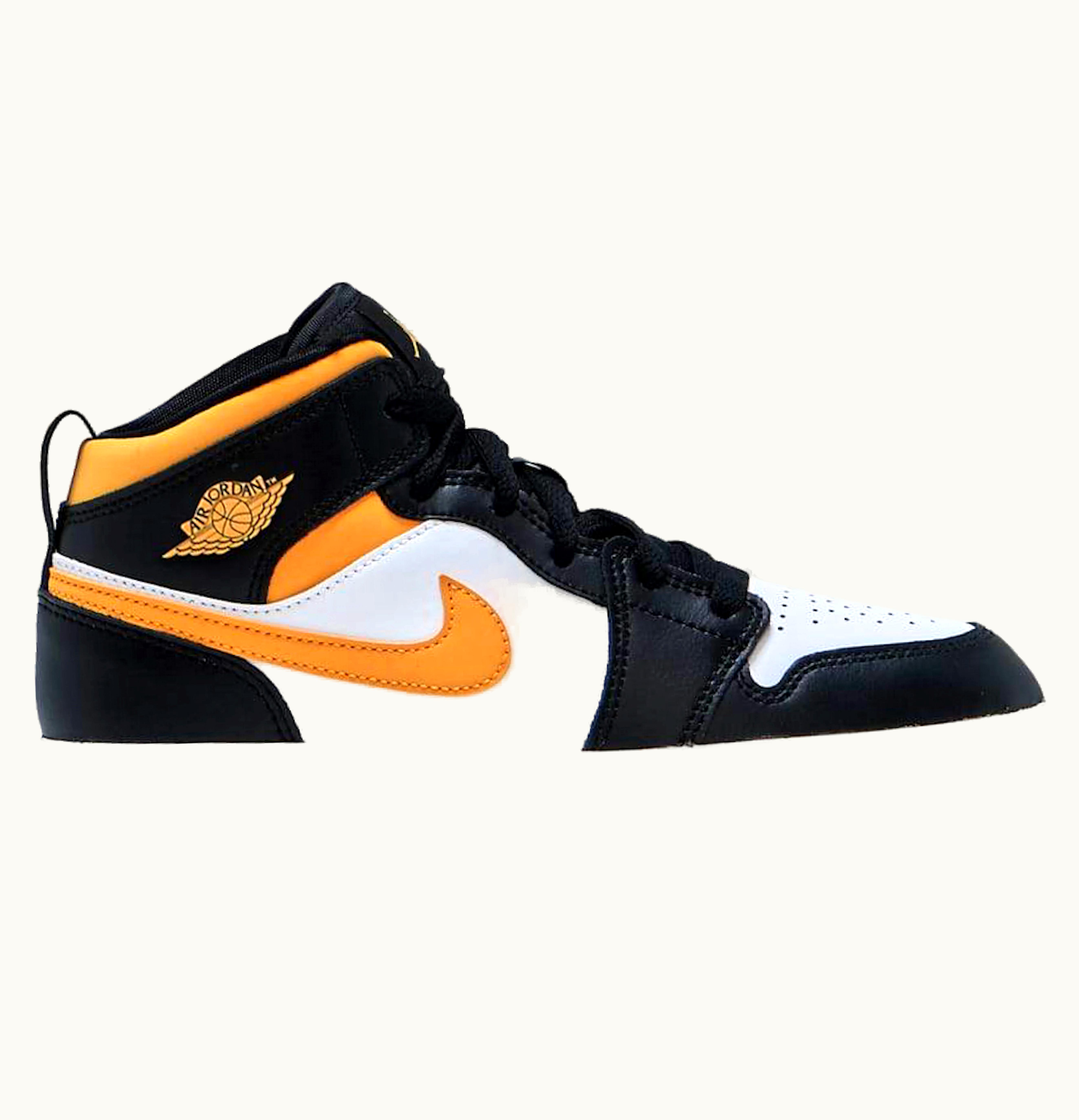 Jordan Air Jordan 1 Mid White Pollen Black PS