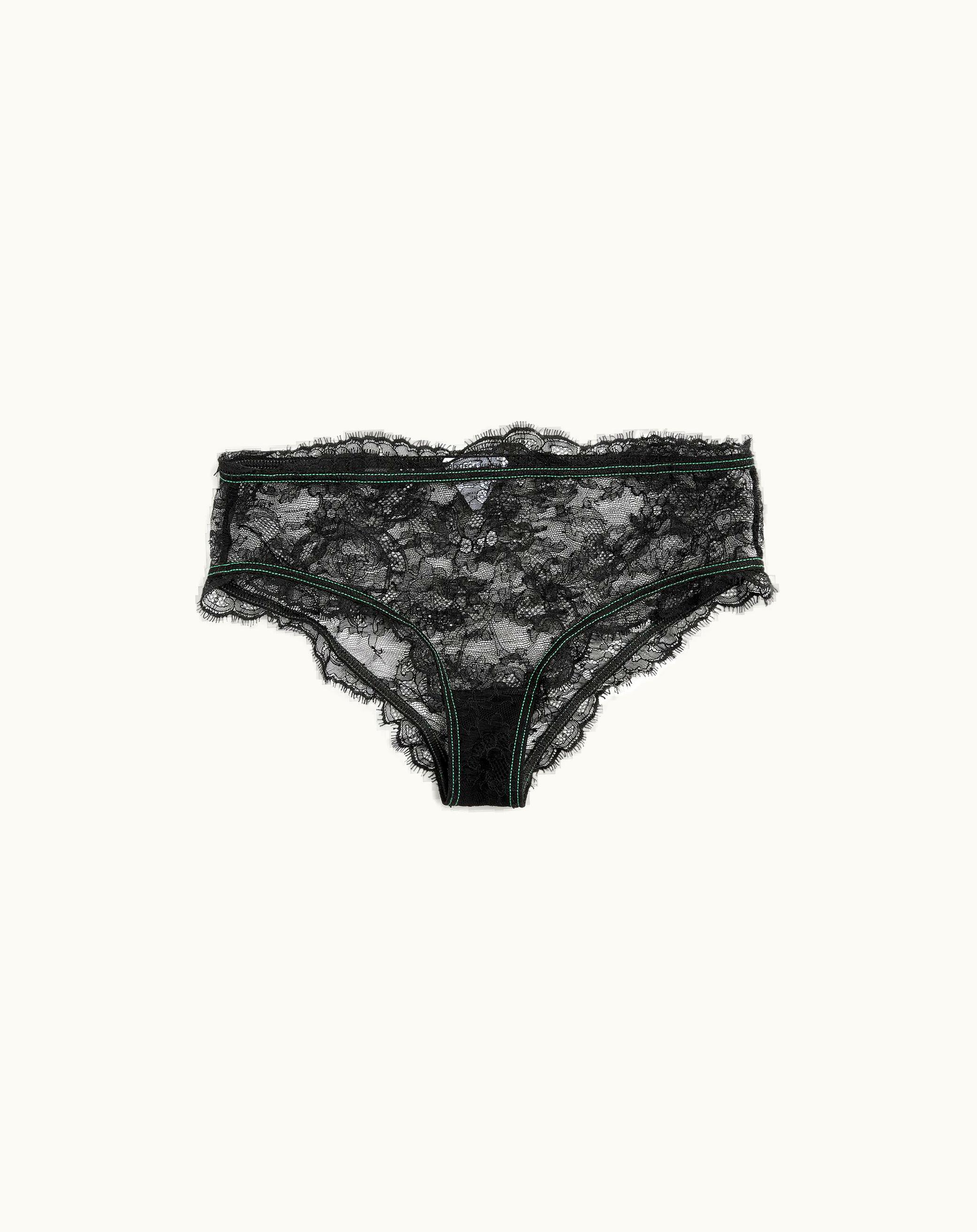 Bottega Veneta Bottega Veneta Women's Floral Lace Briefs In Black