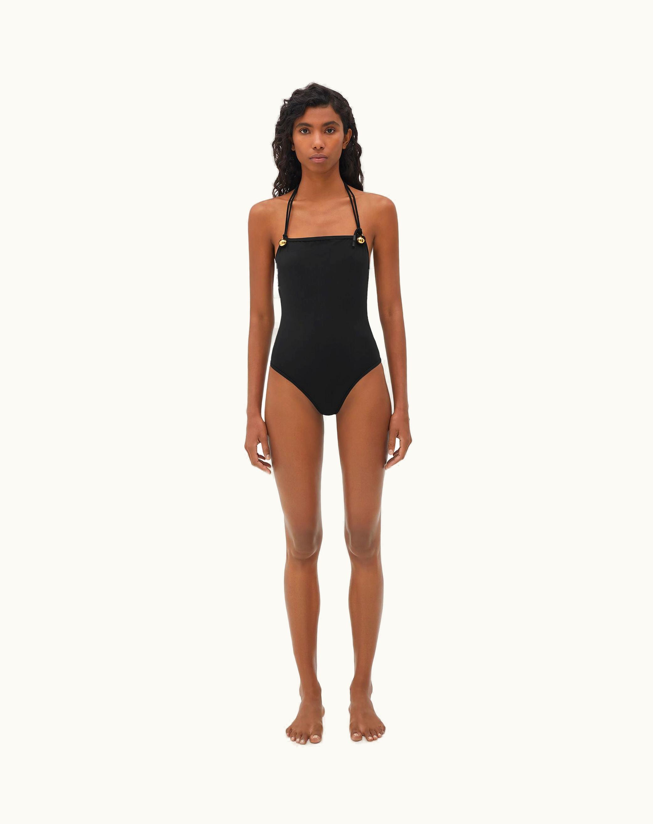 Bottega Veneta Bottega Veneta Women's Drop Stretch Nylon Swimsuit In Black