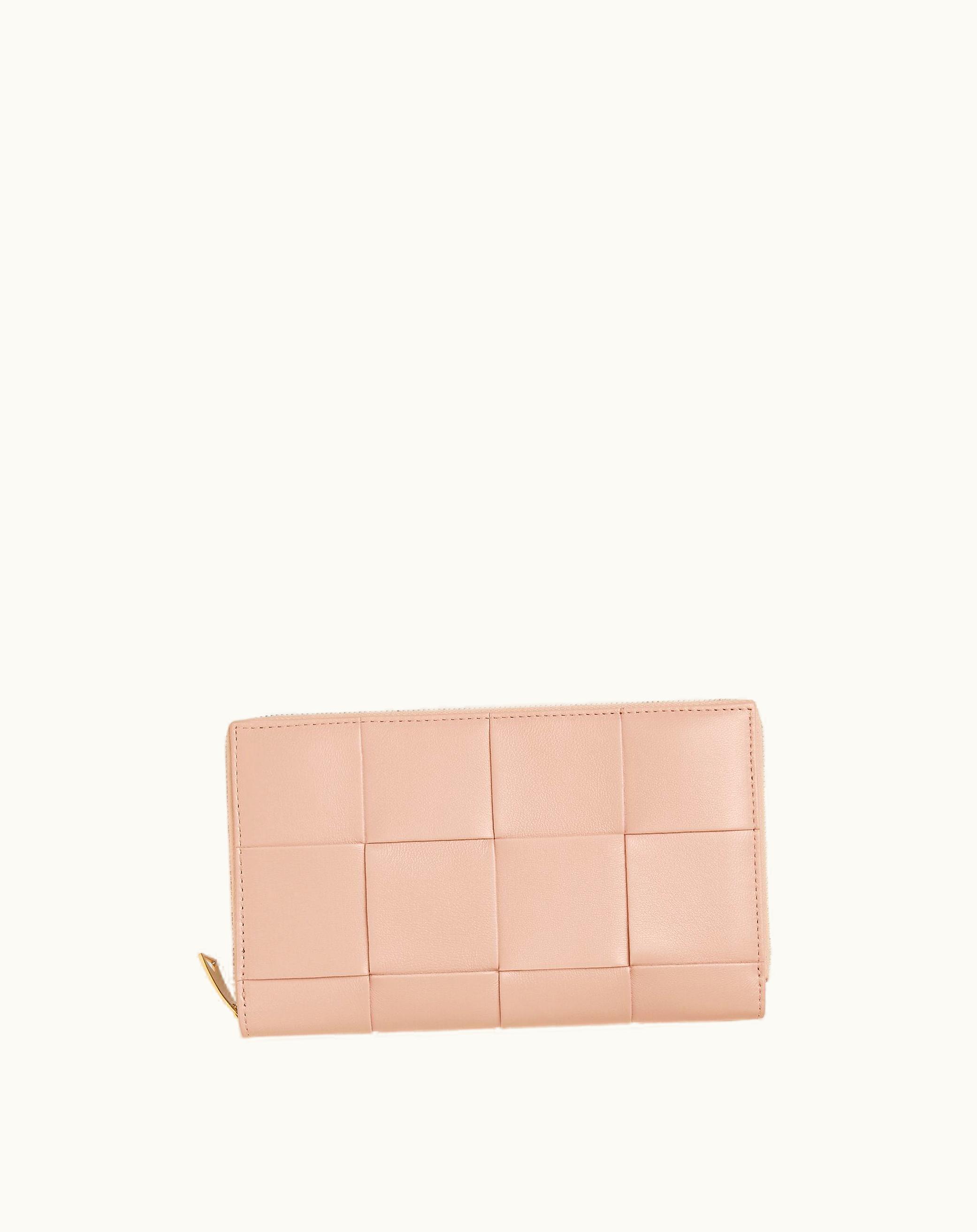 Bottega Veneta Bottega Veneta Women's Cassette Zip Around Wallet In Lotus