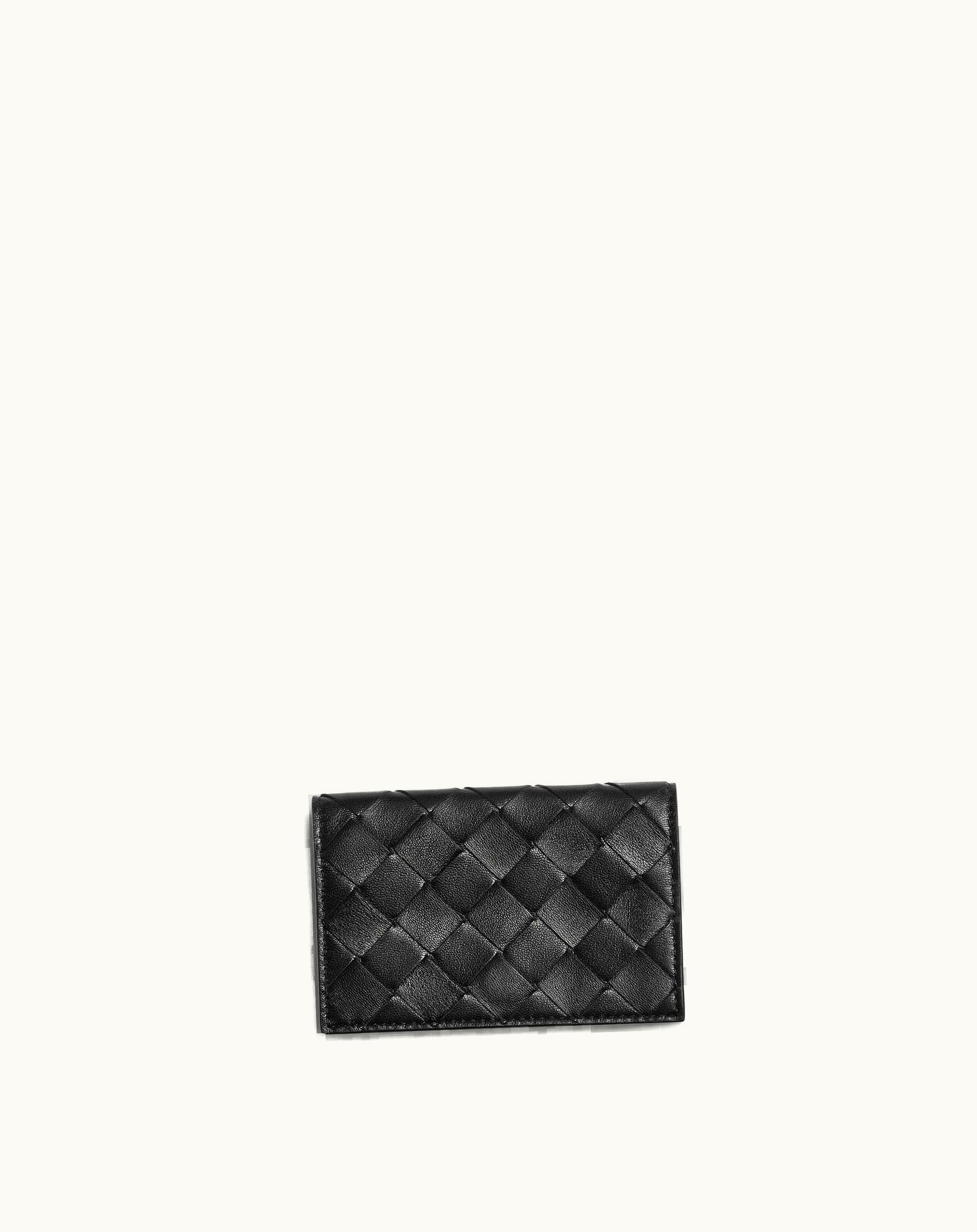 Bottega Veneta Bottega Veneta Women's Card Case With Coin Purse In Black