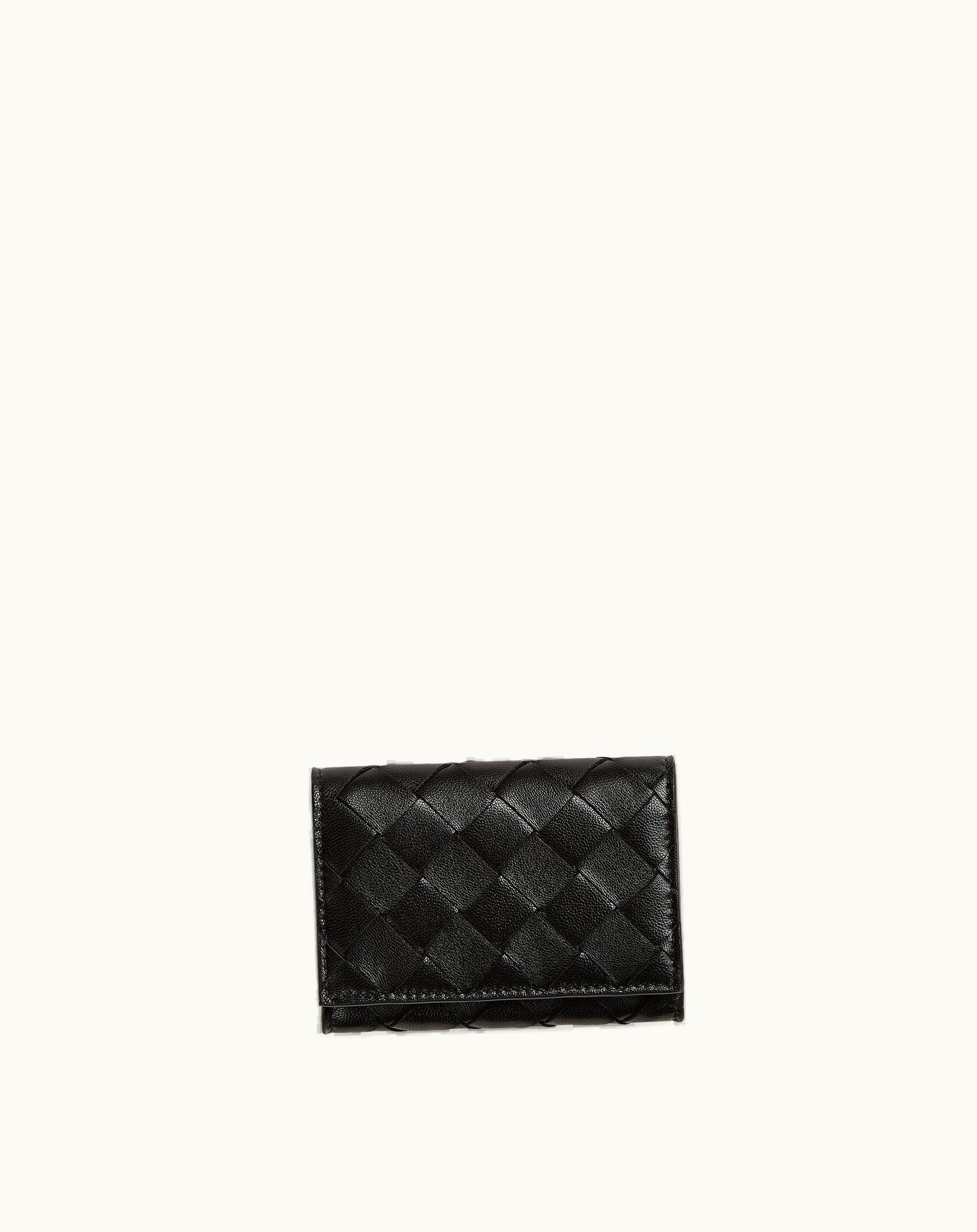 Bottega Veneta Bottega Veneta Women's Bi-Fold Card Case In Black