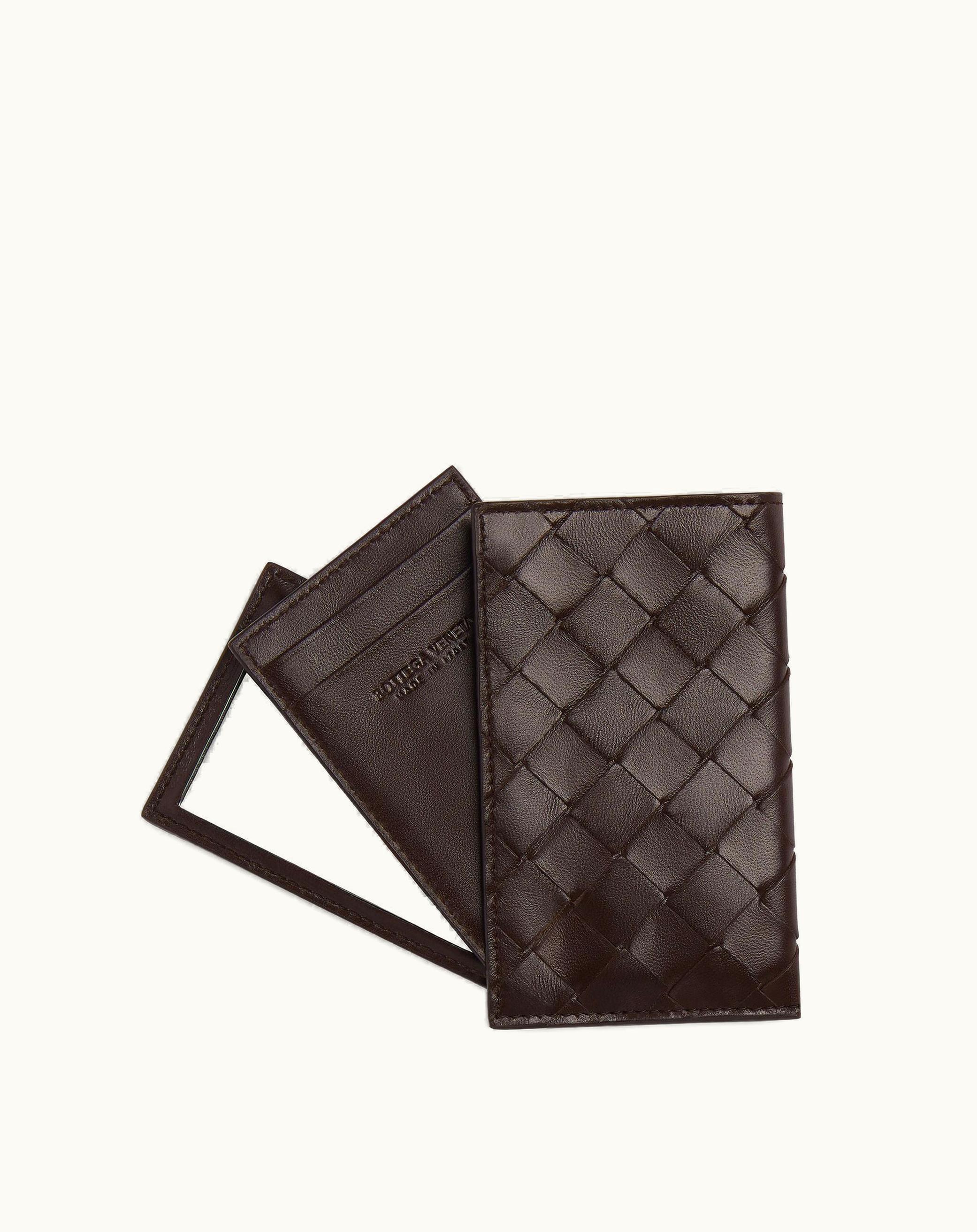 Bottega Veneta Bottega Veneta Women's Intrecciato Card Case With Mirror In Fondant