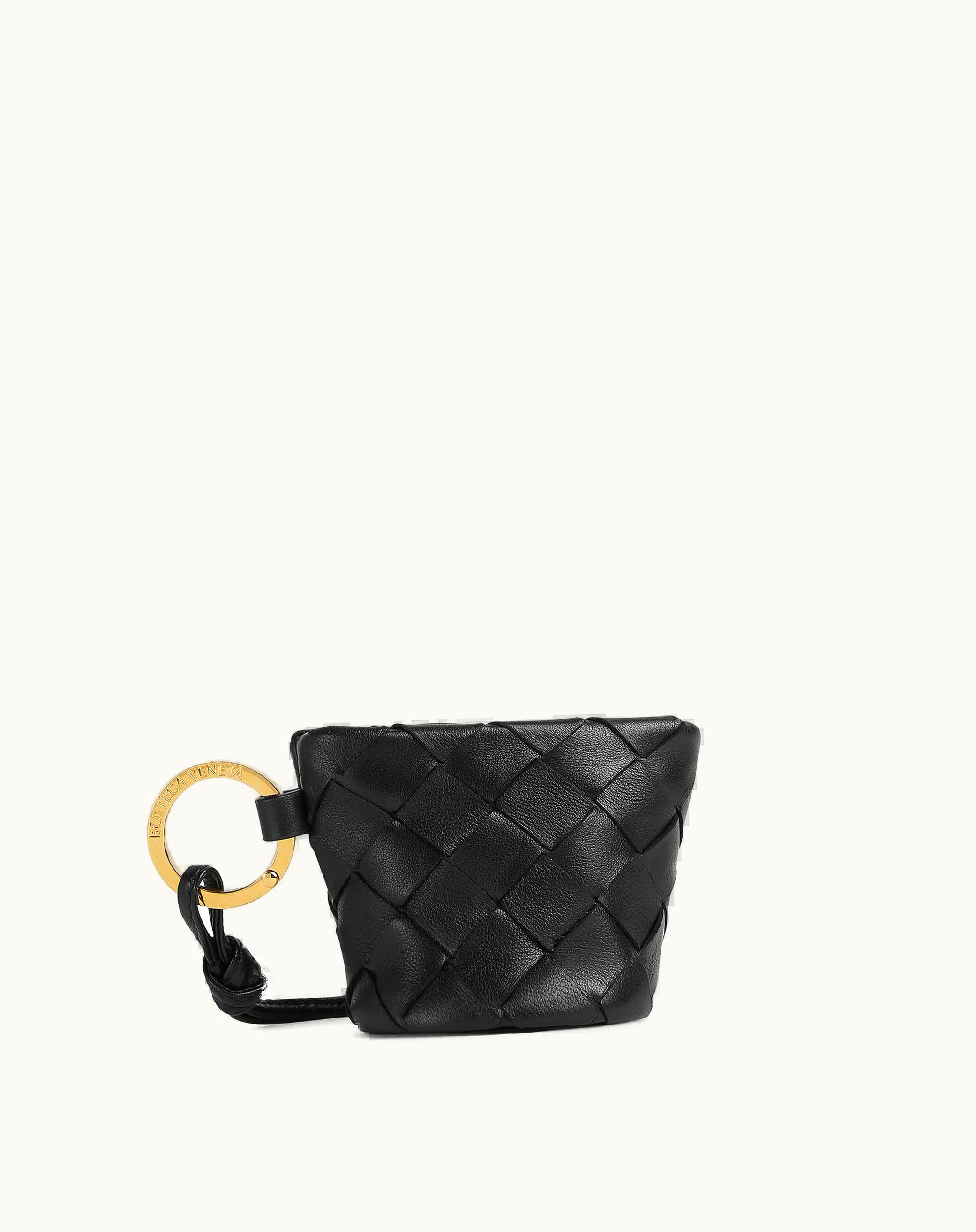 Bottega Veneta Bottega Veneta Women's Intrecciato Coin Case In Black