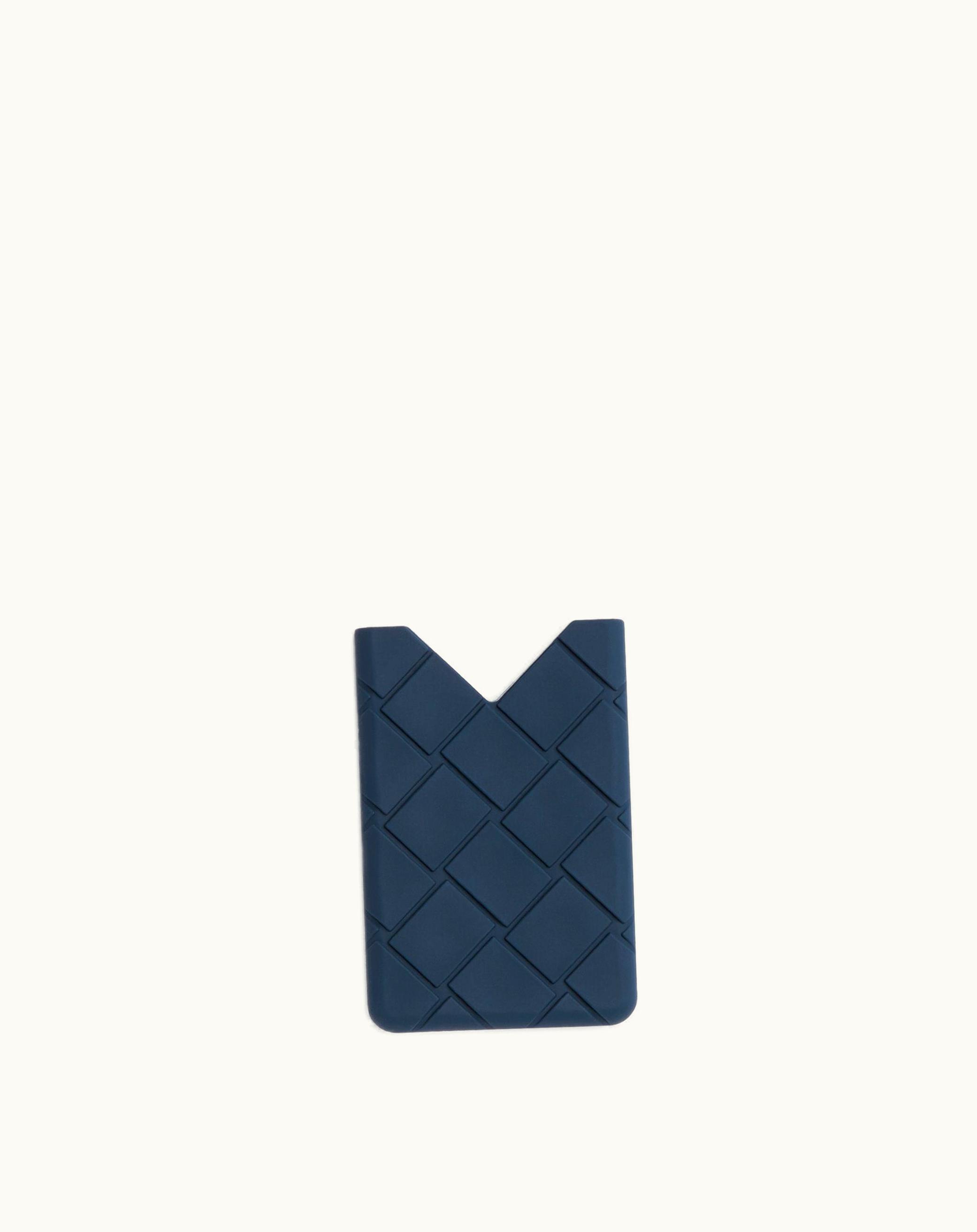 Bottega Veneta Bottega Veneta Men's Card Case In Deep Blue