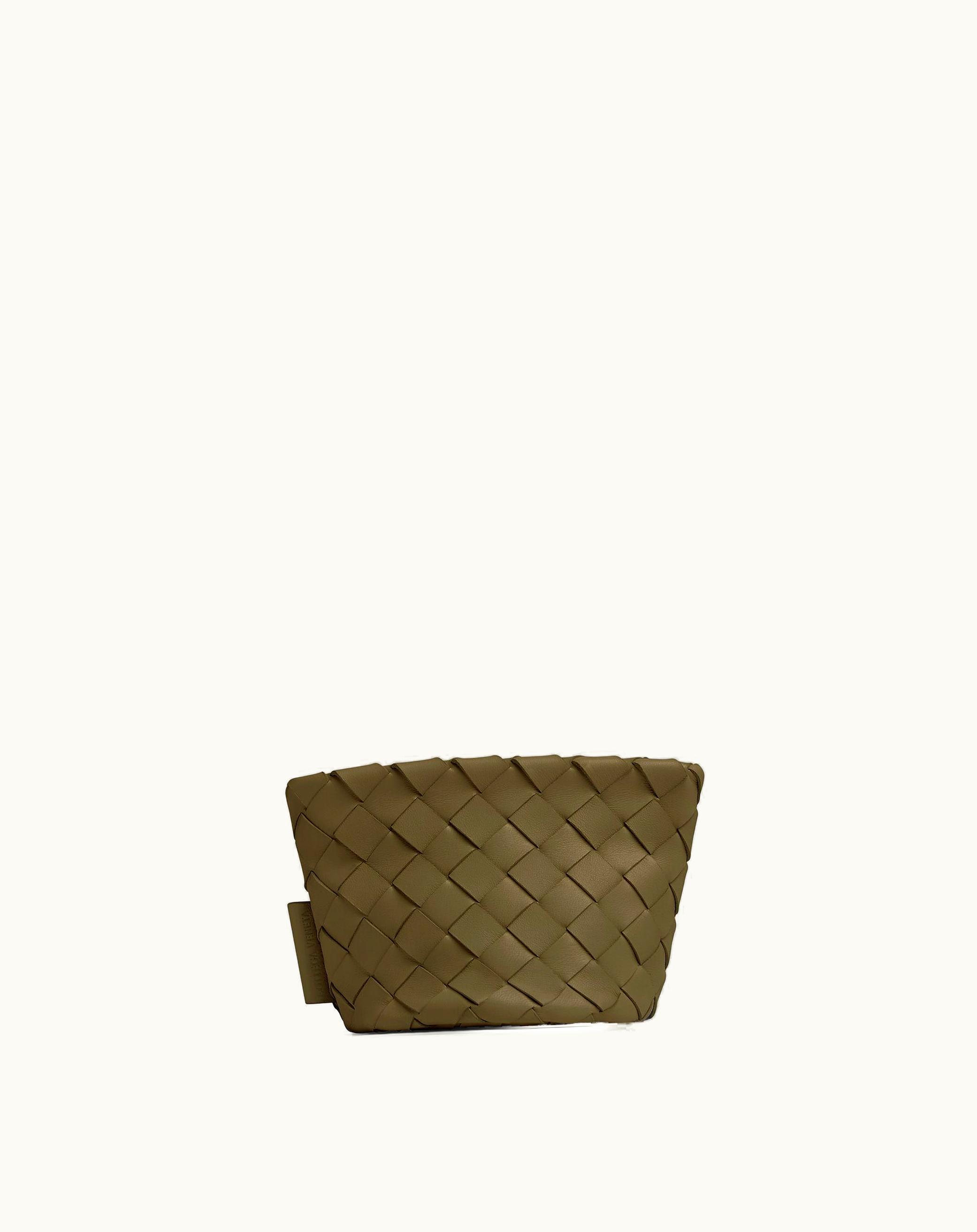 Bottega Veneta Bottega Veneta Women's Mini Intrecciato Bucket Pouch In Mud