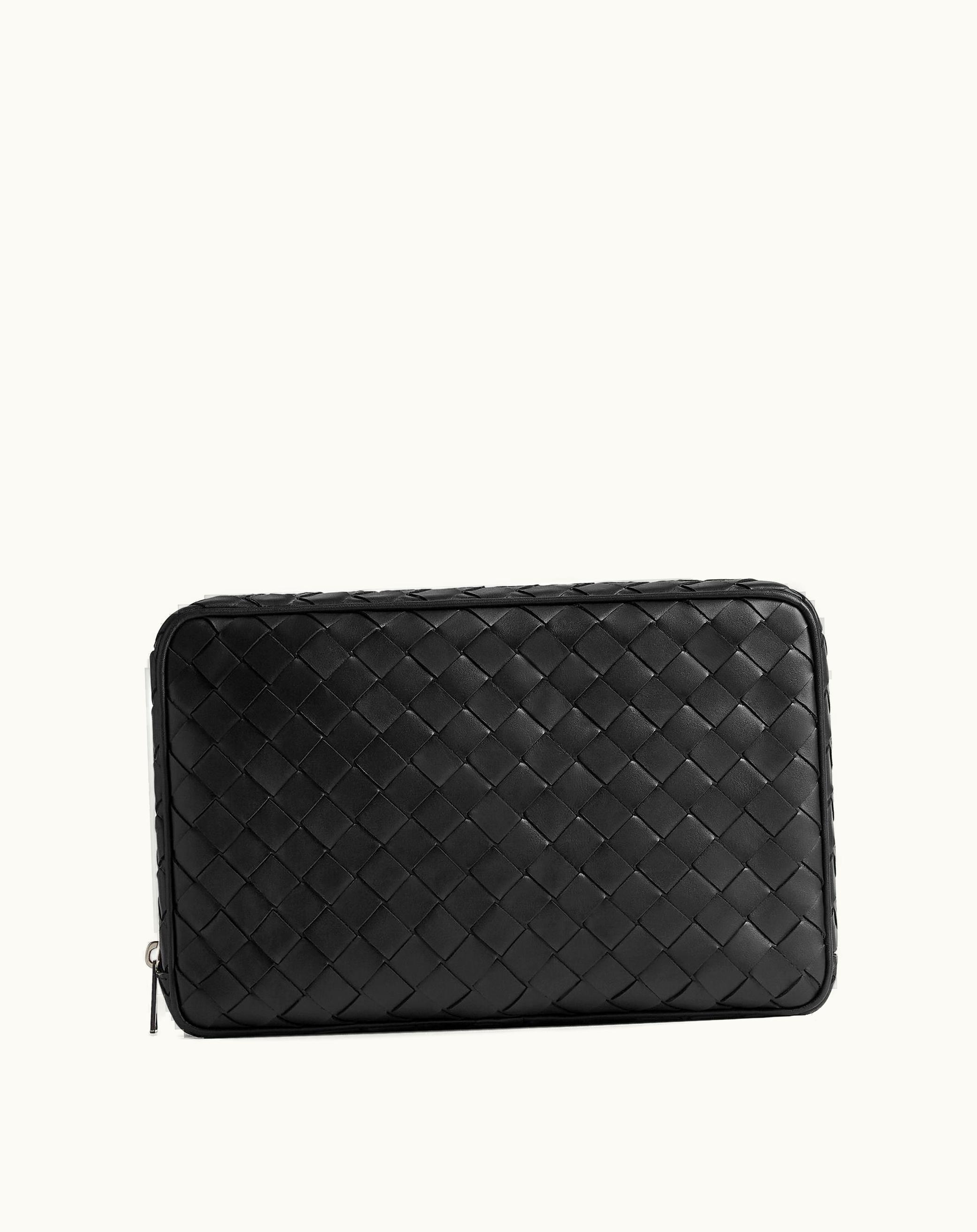 Bottega Veneta Bottega Veneta Men's Intrecciato Large Organizer In Black