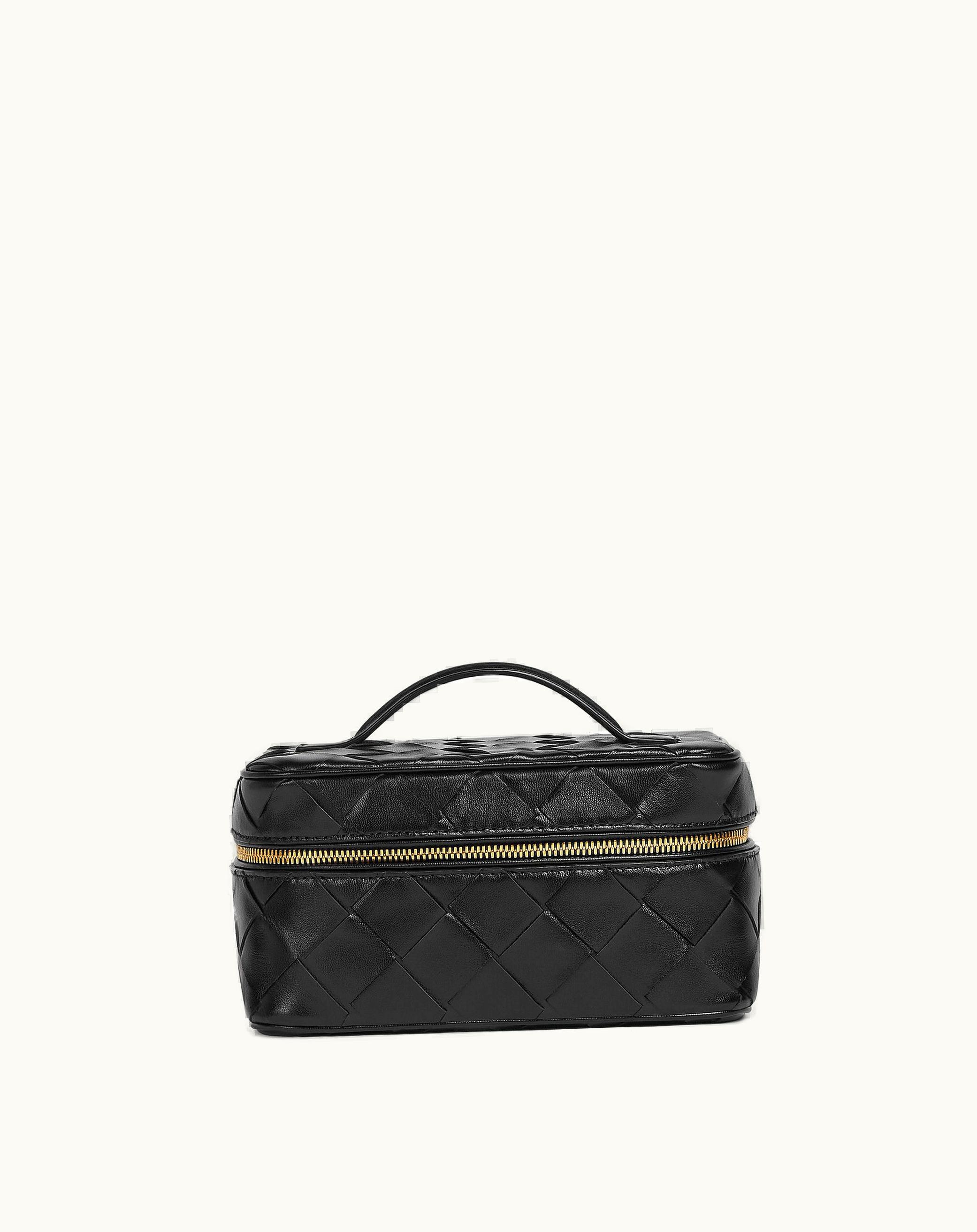 Bottega Veneta Bottega Veneta Women's Intrecciato East / West Vanity Case In Black