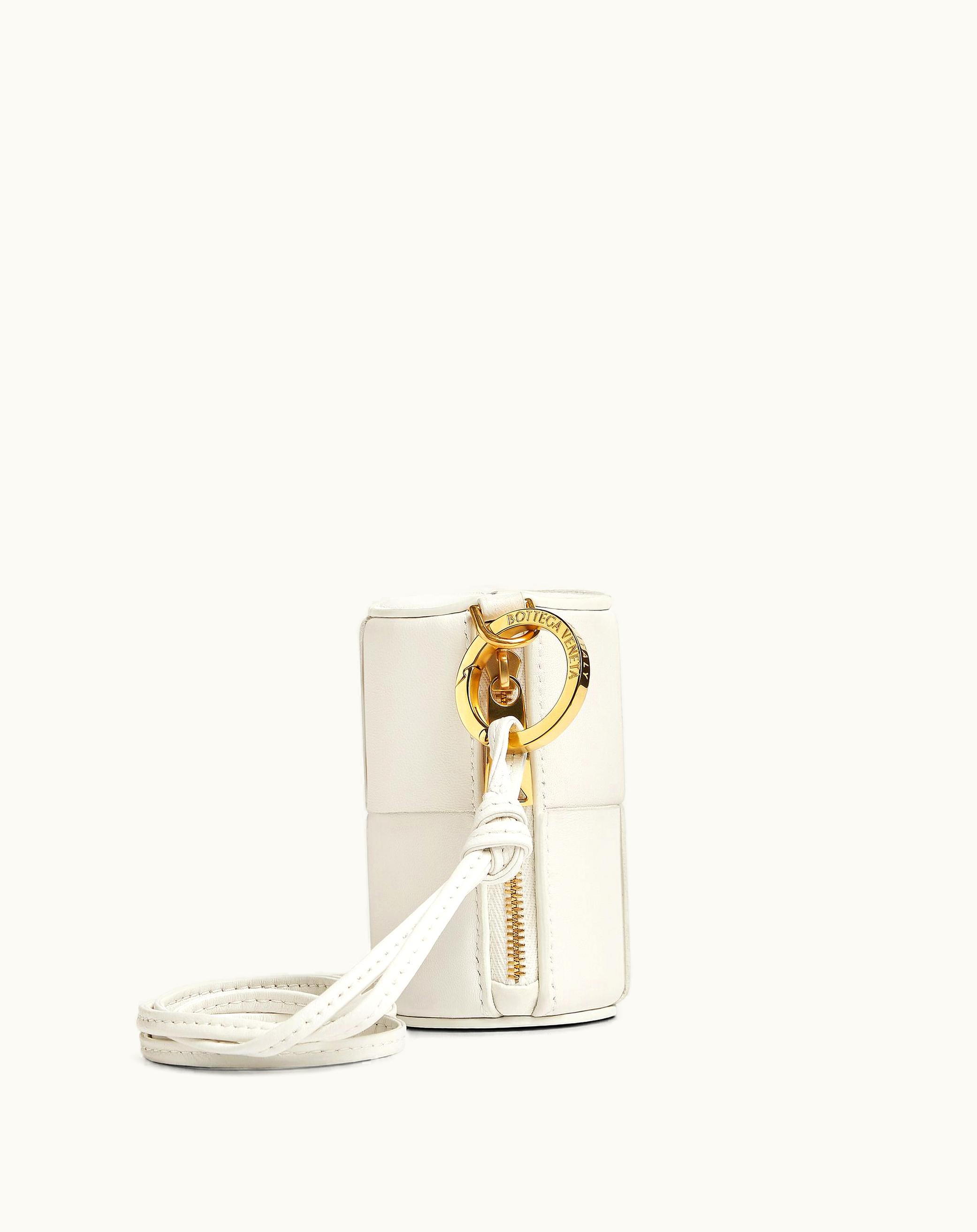 Bottega Veneta Bottega Veneta Women's Cassette Coin Case In White
