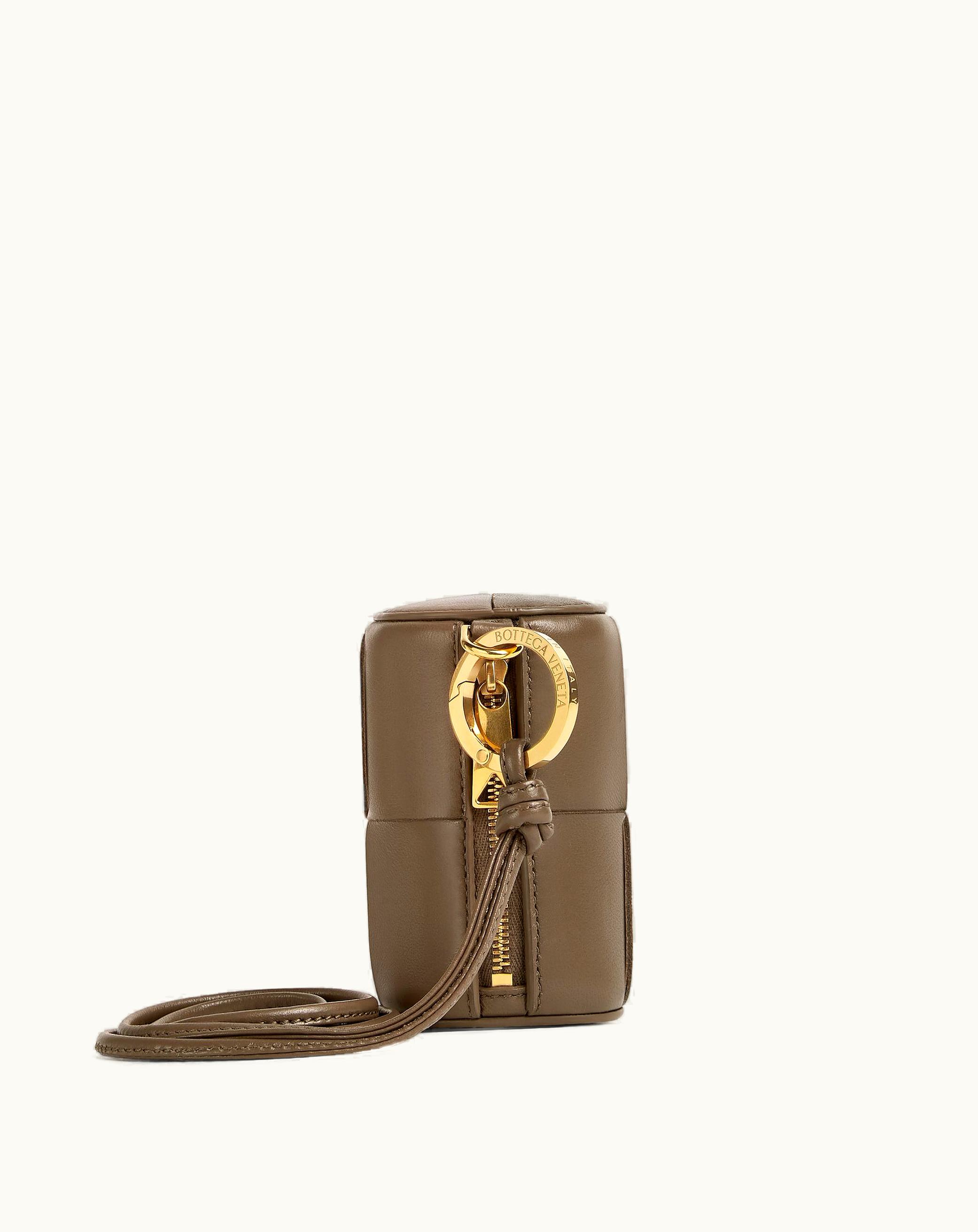 Bottega Veneta Bottega Veneta Women's Cassette Coin Case In Taupe Grey