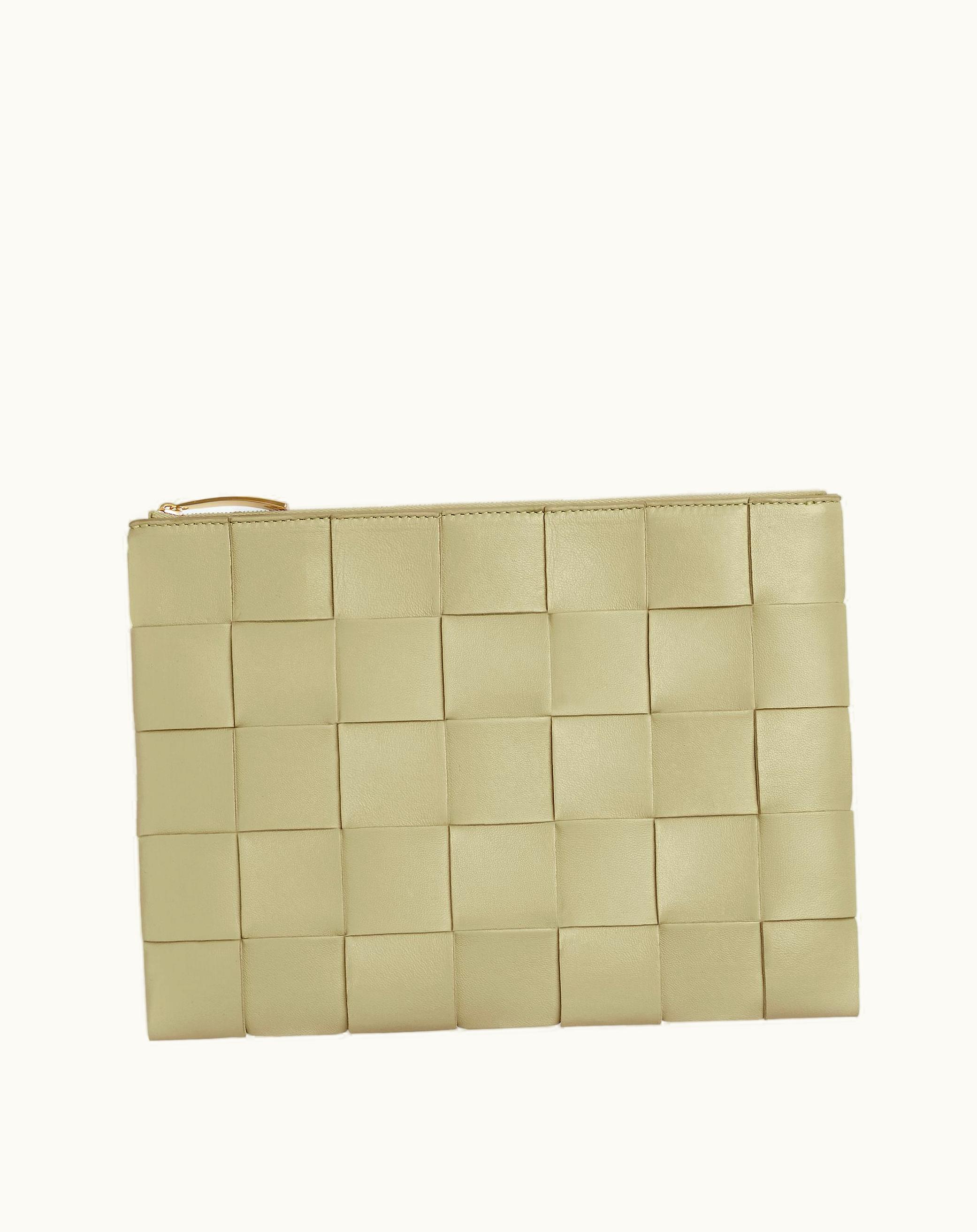 Bottega Veneta Bottega Veneta Women's Medium Cassette Flat Pouch In Travertine