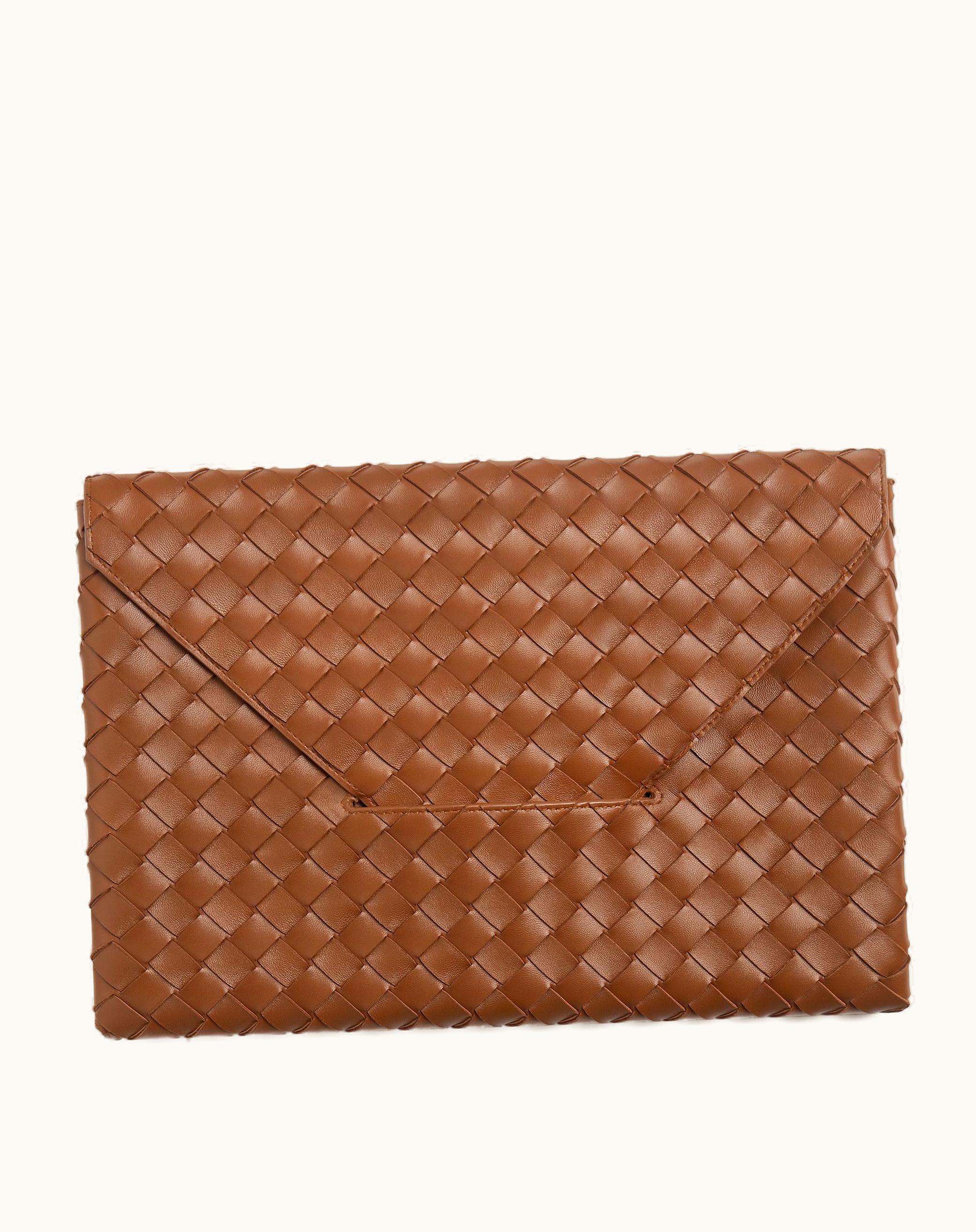 Bottega Veneta Bottega Veneta Women's Origami Large Envelope Pouch In Cognac