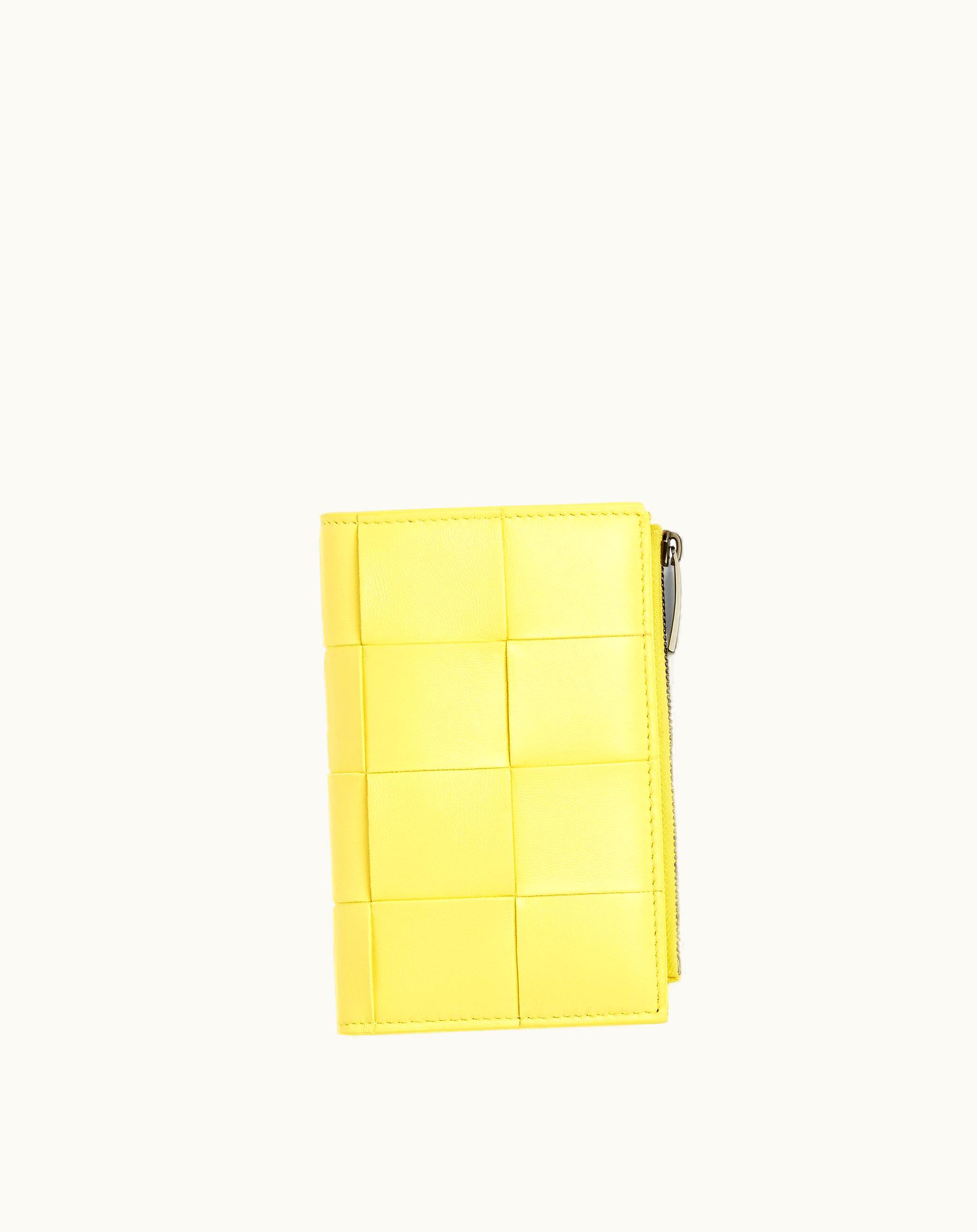 Bottega Veneta Bottega Veneta Women's Medium Cassette Bi-Fold Zip Wallet In Sherbert