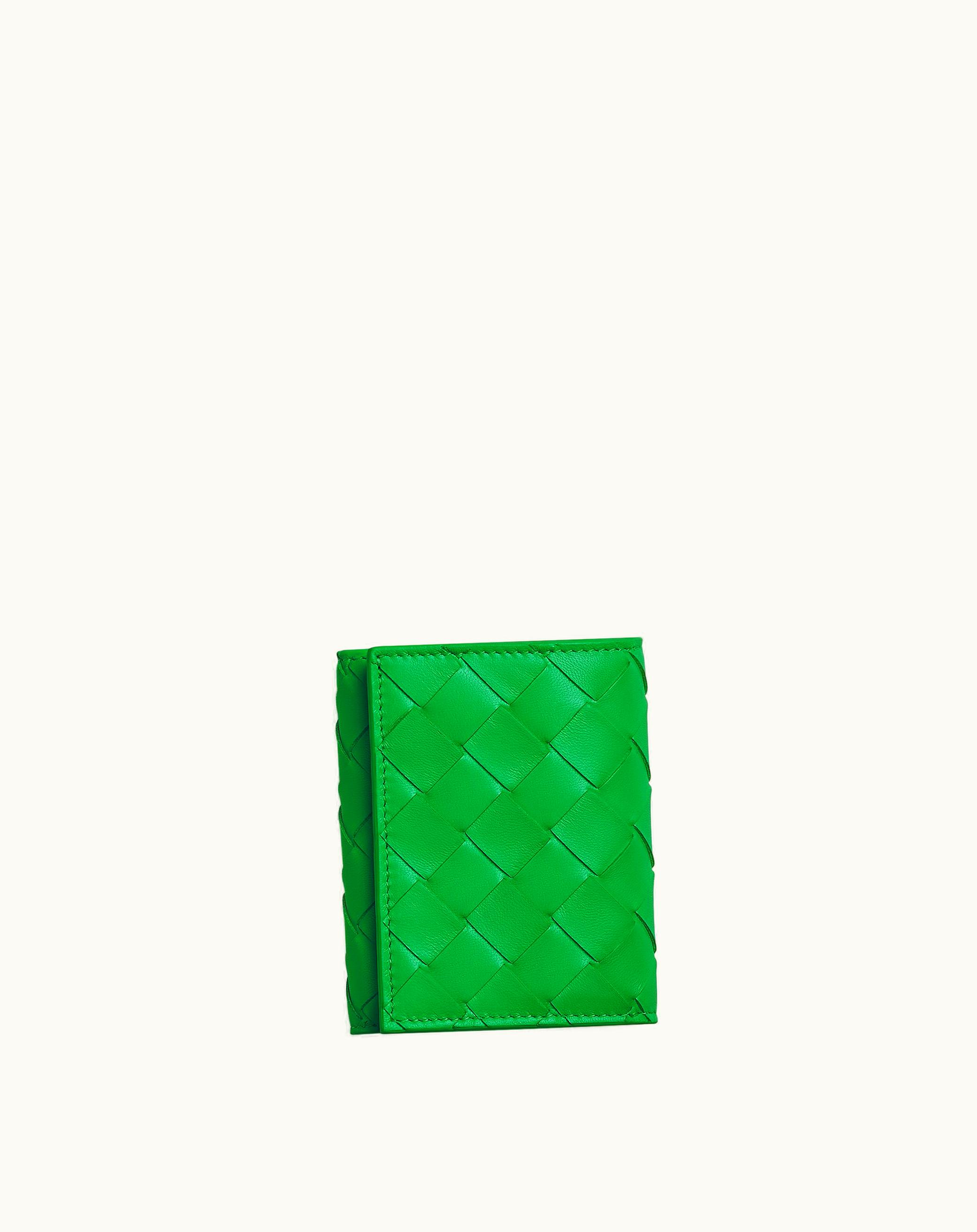 Bottega Veneta Bottega Veneta Women's Small Intrecciato Tri-Fold Zip Wallet In Parakeet