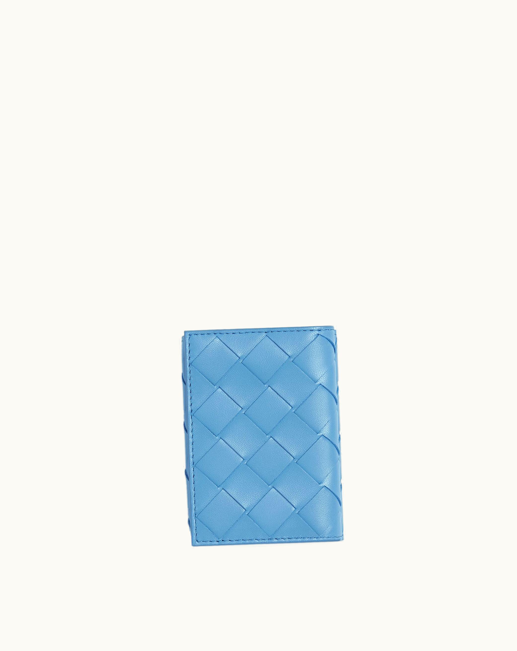 Bottega Veneta Bottega Veneta Women's Intrecciato Tiny Tri-Fold Zip Wallet In Windswept