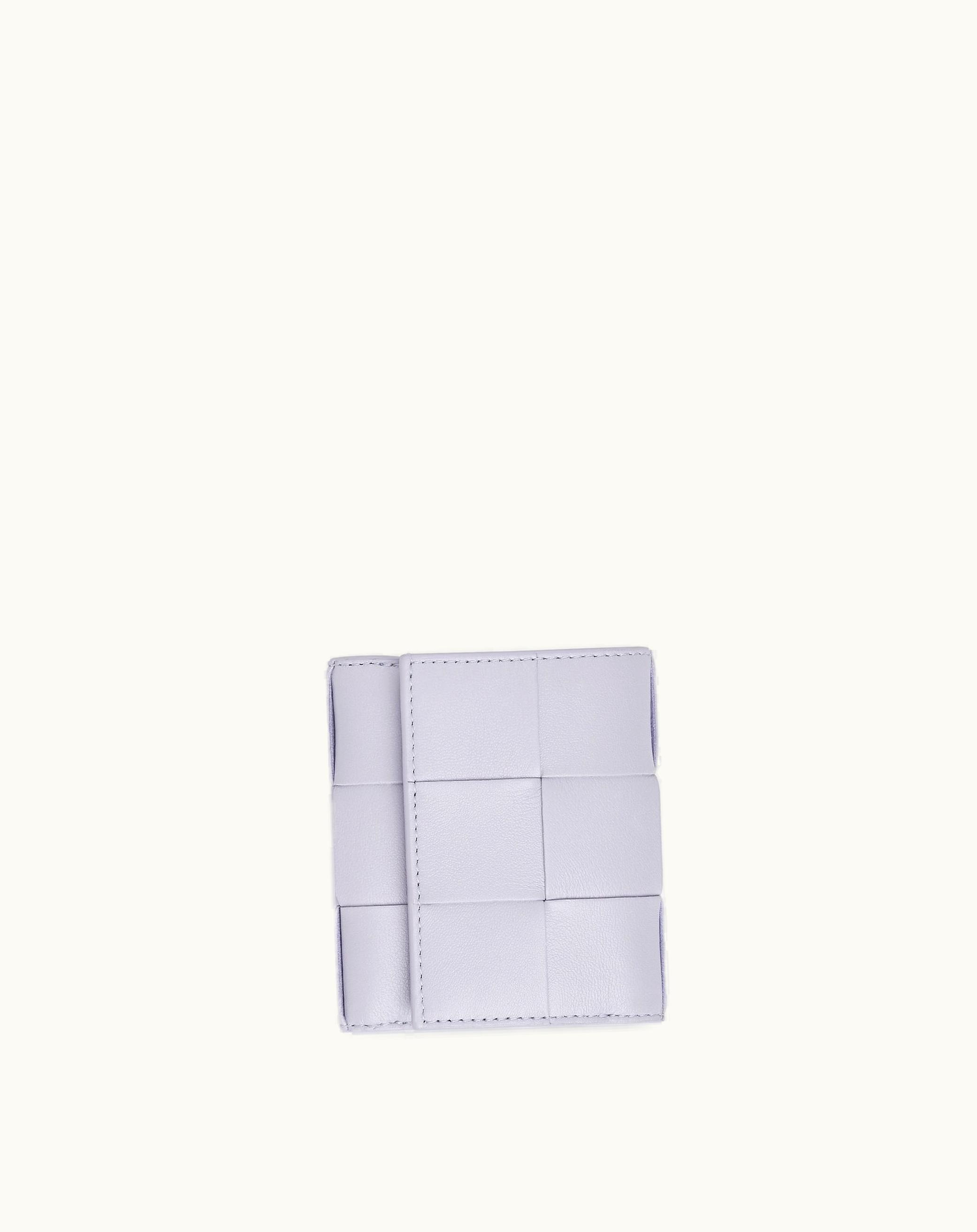 Bottega Veneta Bottega Veneta Women's Small Cassette Tri-Fold Zip Wallet In Oyster
