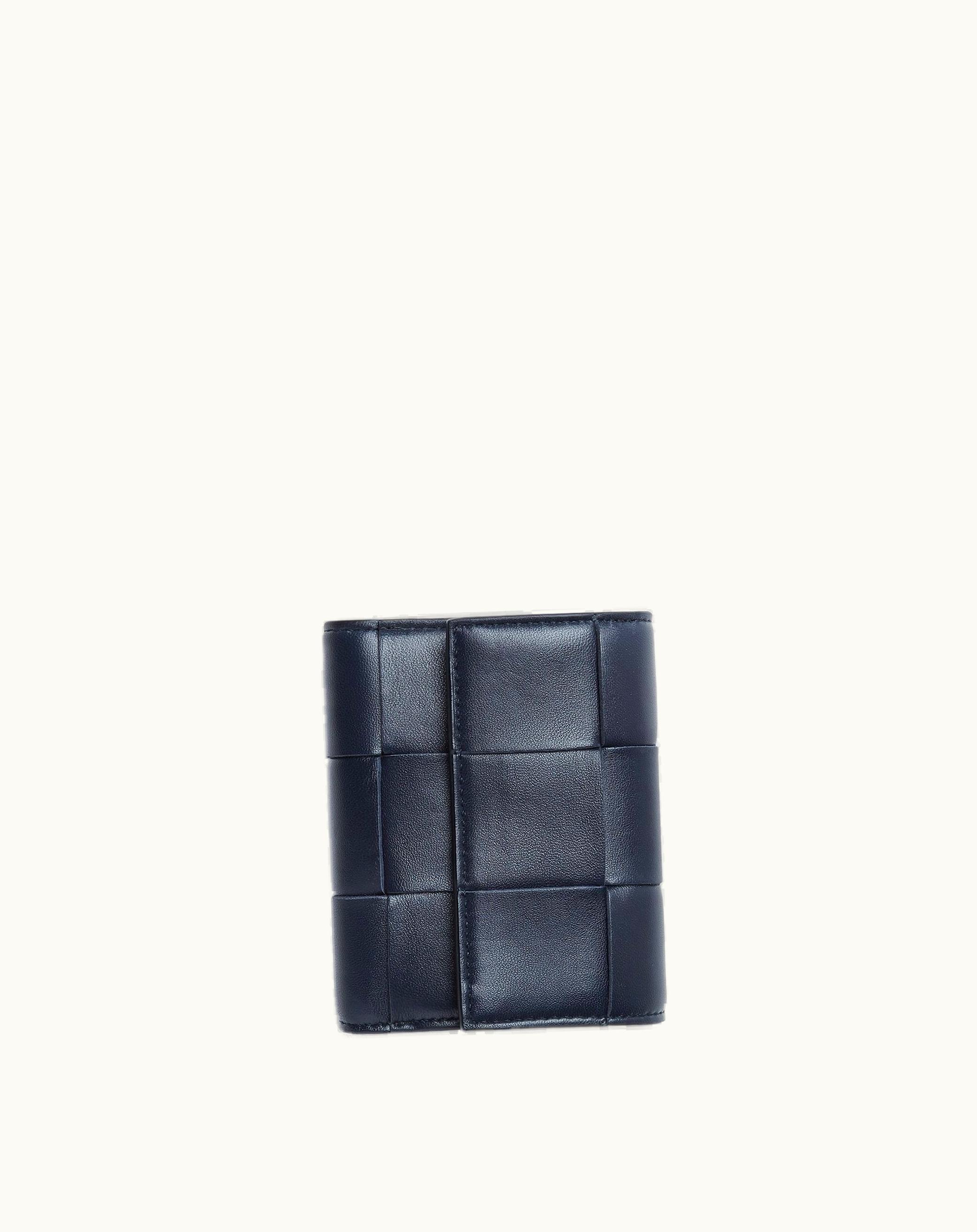 Bottega Veneta Bottega Veneta Women's Cassette Tri-Fold Zip Wallet In Space