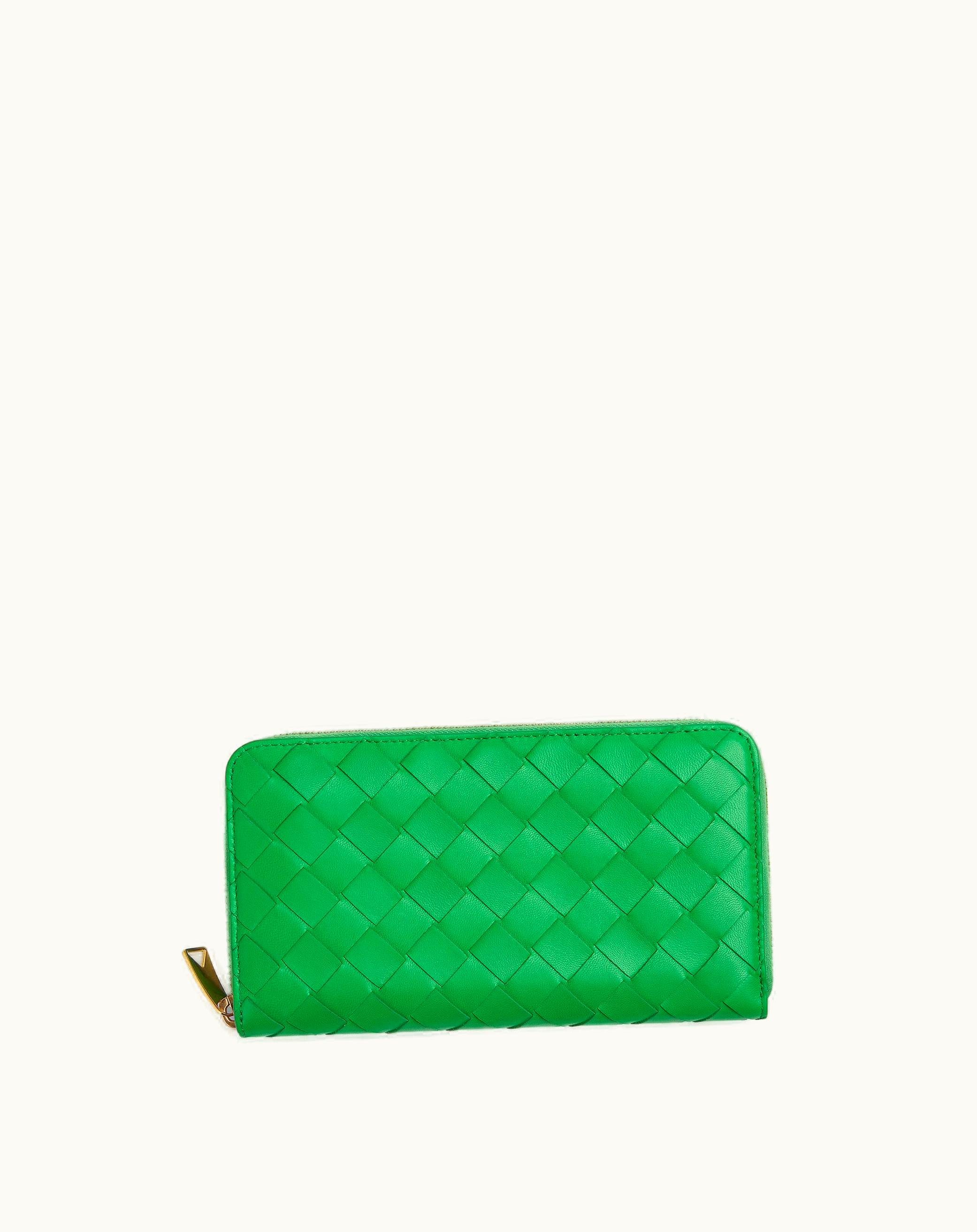 Bottega Veneta Bottega Veneta Women's Intrecciato Zip Around Wallet In Parakeet