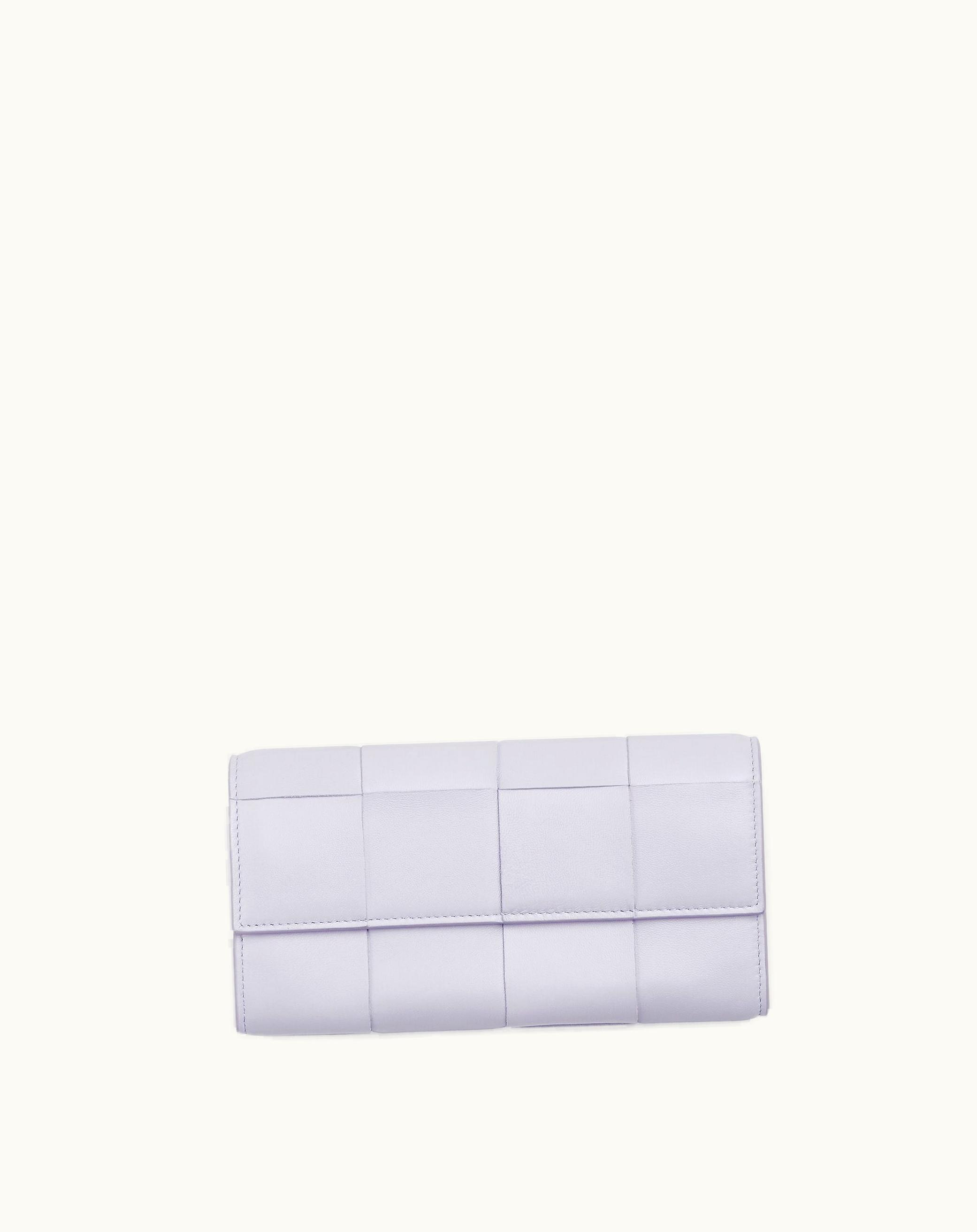 Bottega Veneta Bottega Veneta Women's Cassette Large Flap Wallet In Oyster
