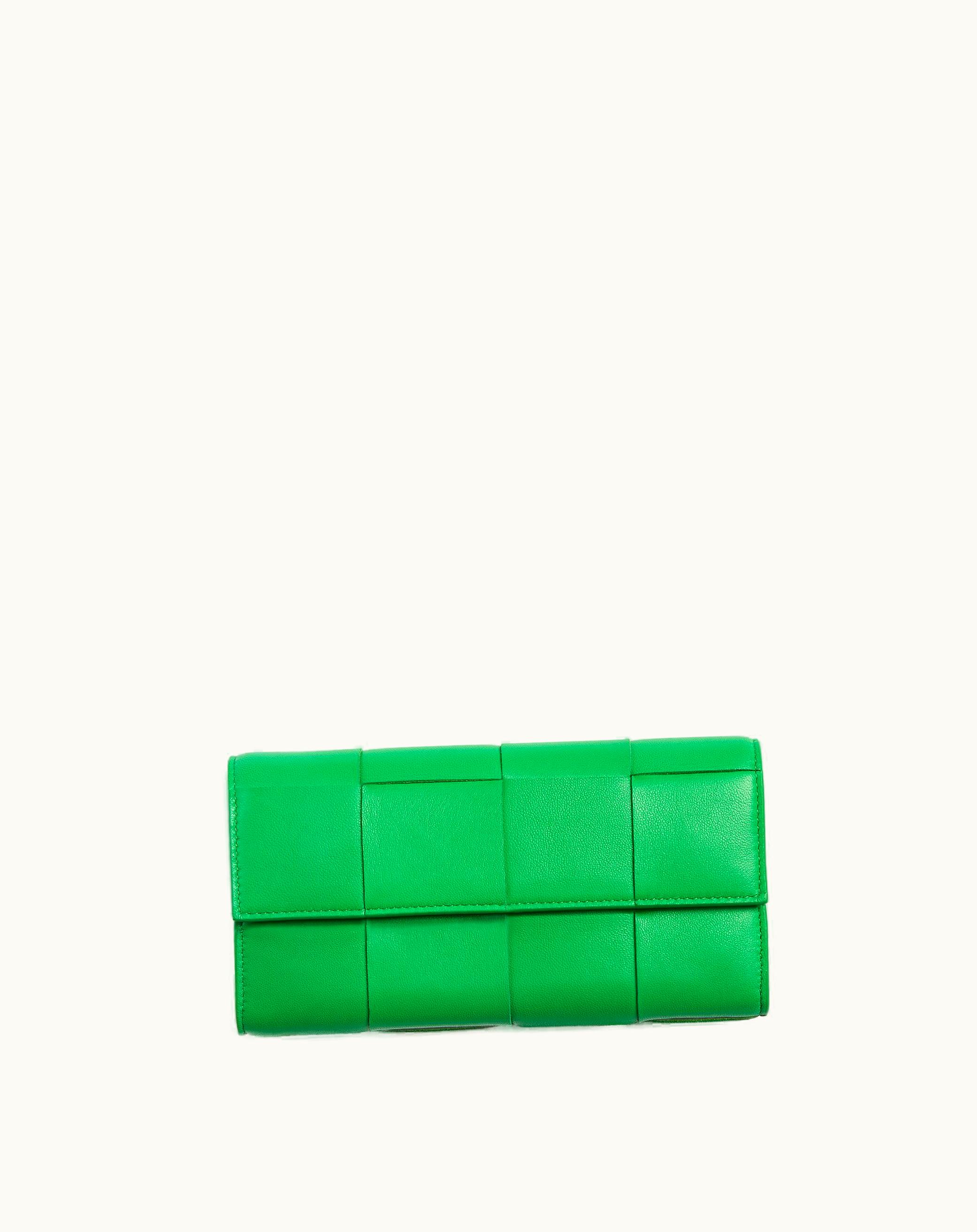 Bottega Veneta Bottega Veneta Women's Cassette Large Flap Wallet In Parakeet