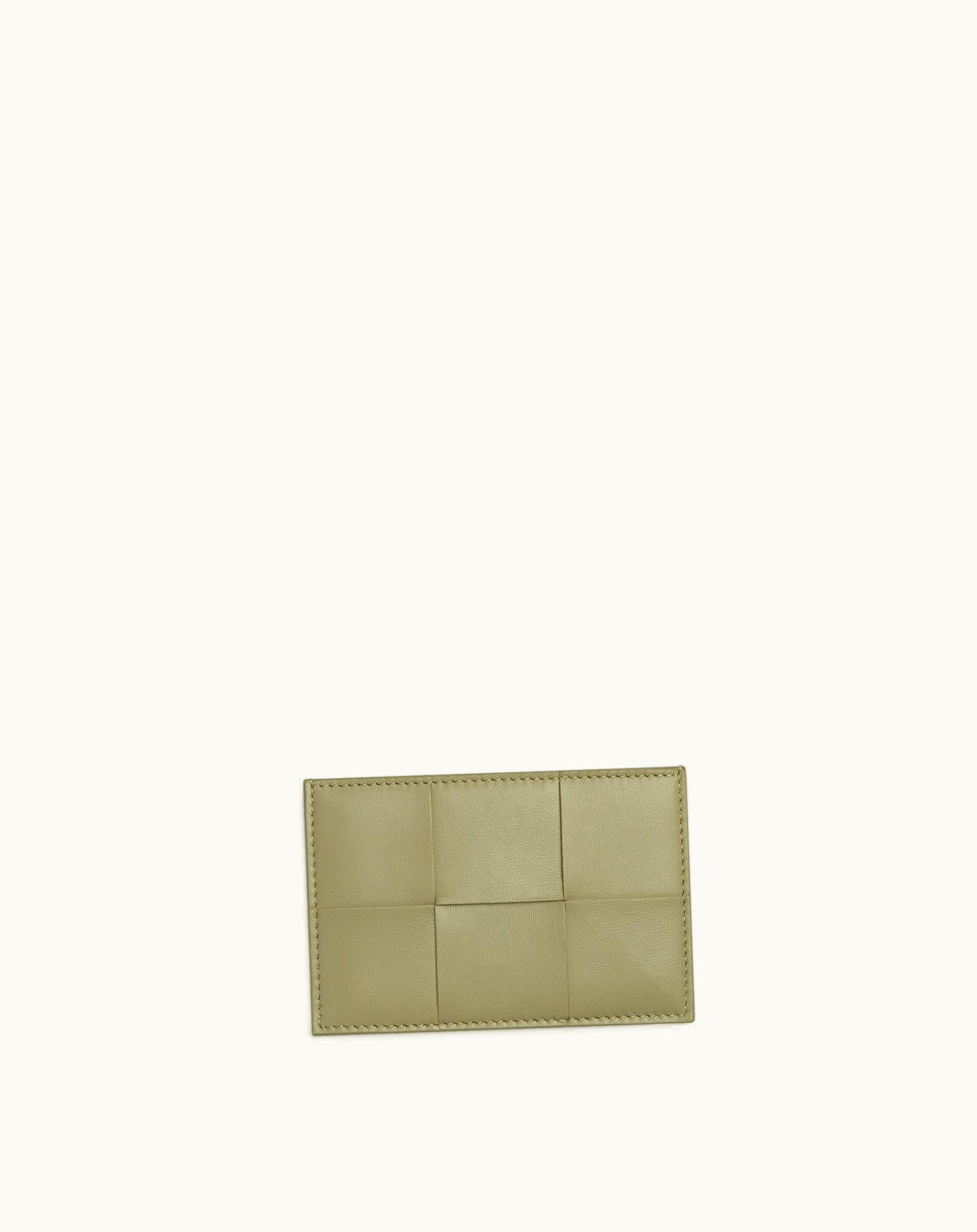 Bottega Veneta Bottega Veneta Women's Cassette Credit Card Case In Travertine