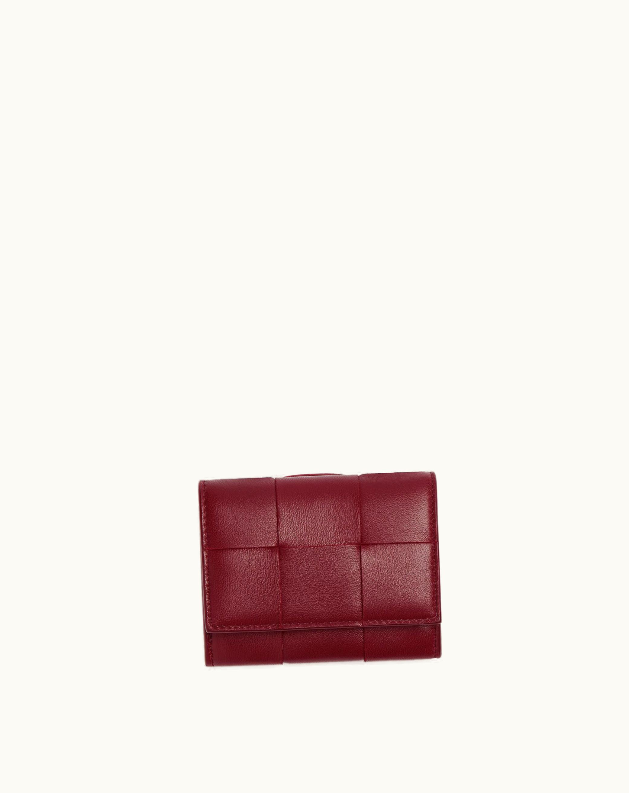 Bottega Veneta Bottega Veneta Women's Small Envelope Card Case In Bordeaux